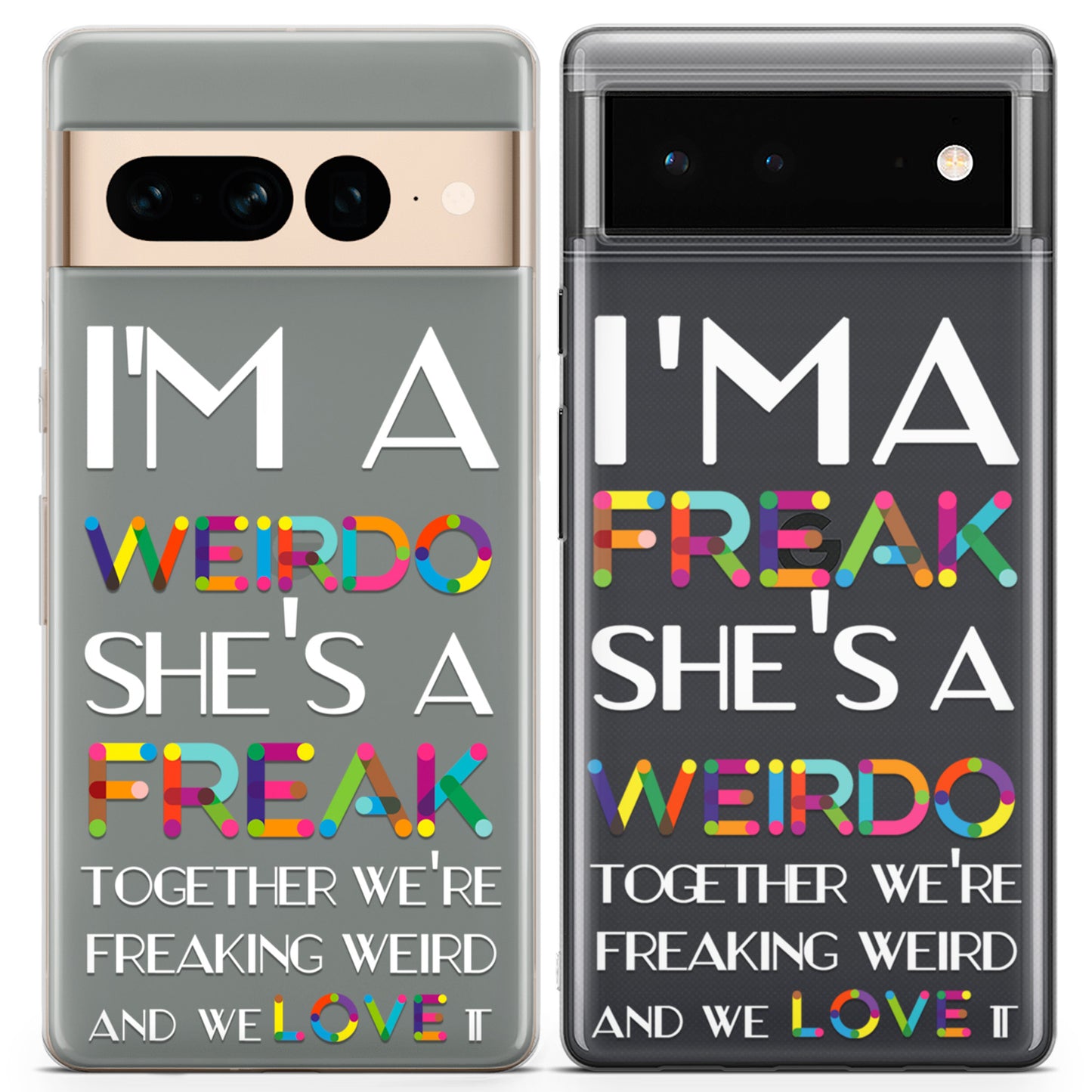 Cavka iPhone Couple Cases Weirdo Friends