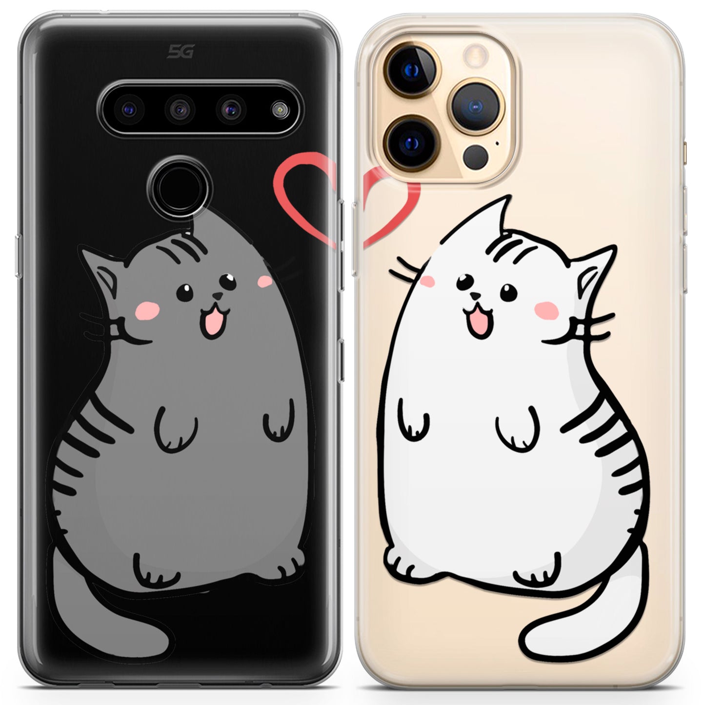 Cavka iPhone Couple Cases Cute Pets