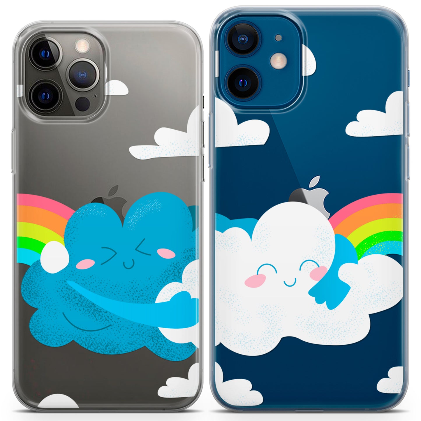 Cavka iPhone Couple Cases Rainbow Hug