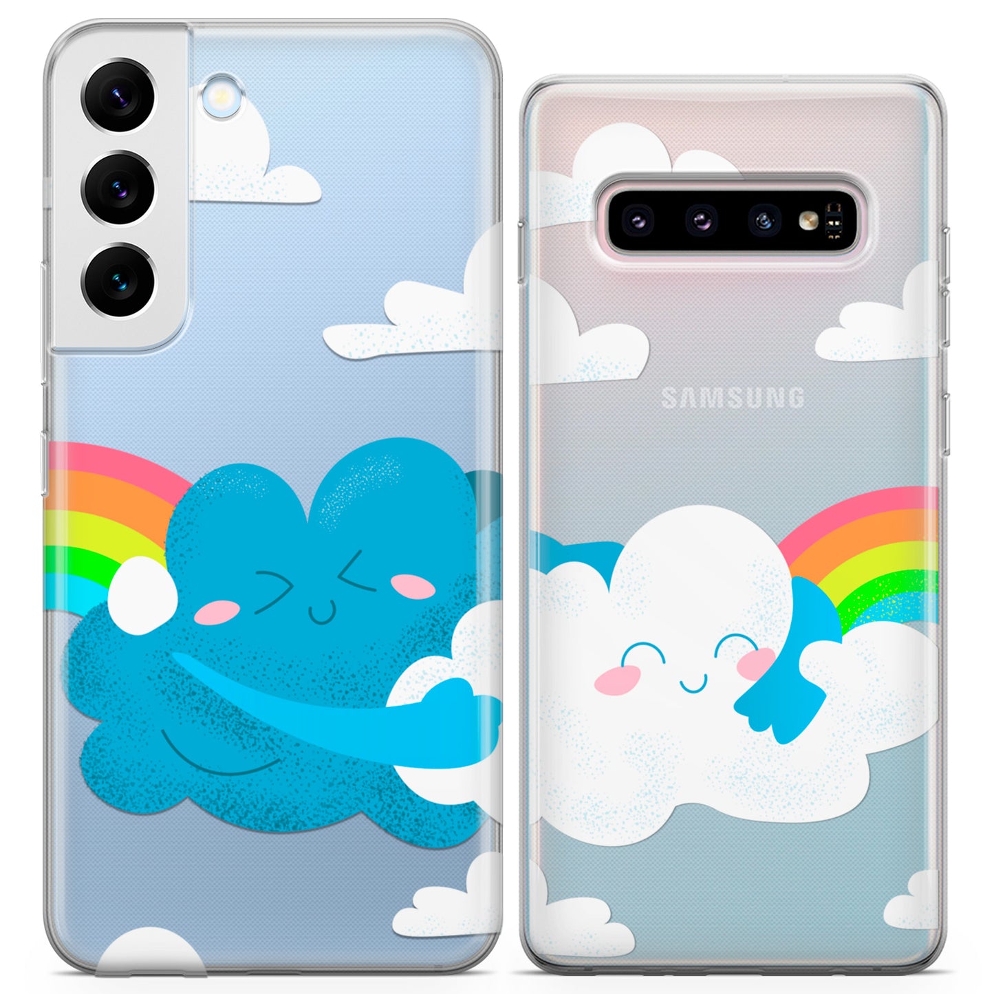 Cavka iPhone Couple Cases Rainbow Hug