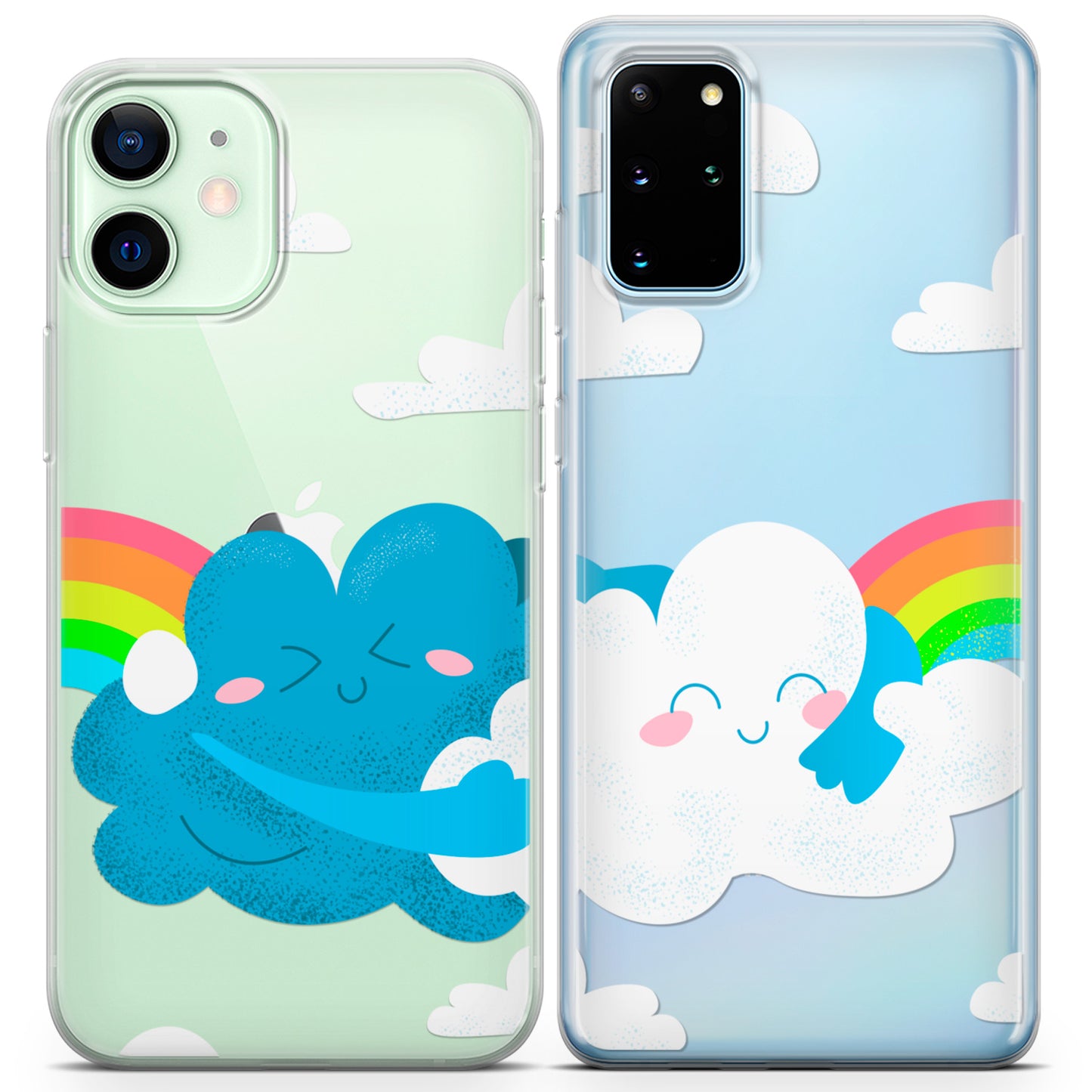 Cavka iPhone Couple Cases Rainbow Hug