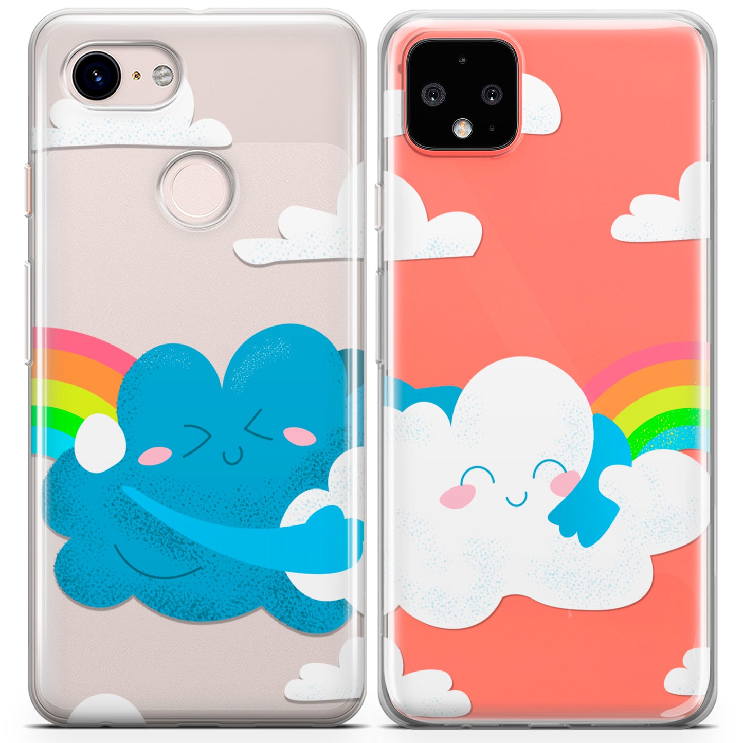 Cavka iPhone Couple Cases Rainbow Hug