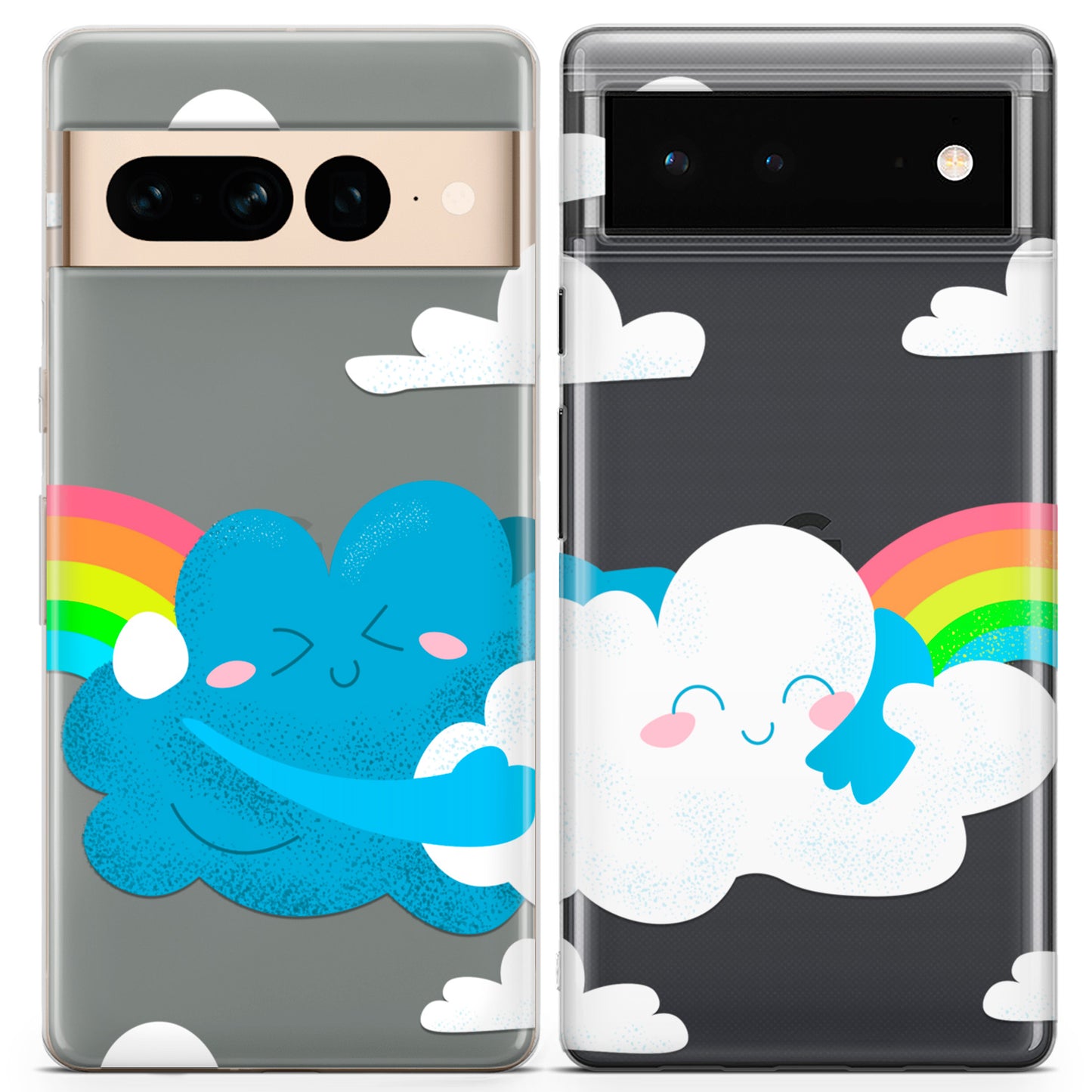 Cavka iPhone Couple Cases Rainbow Hug