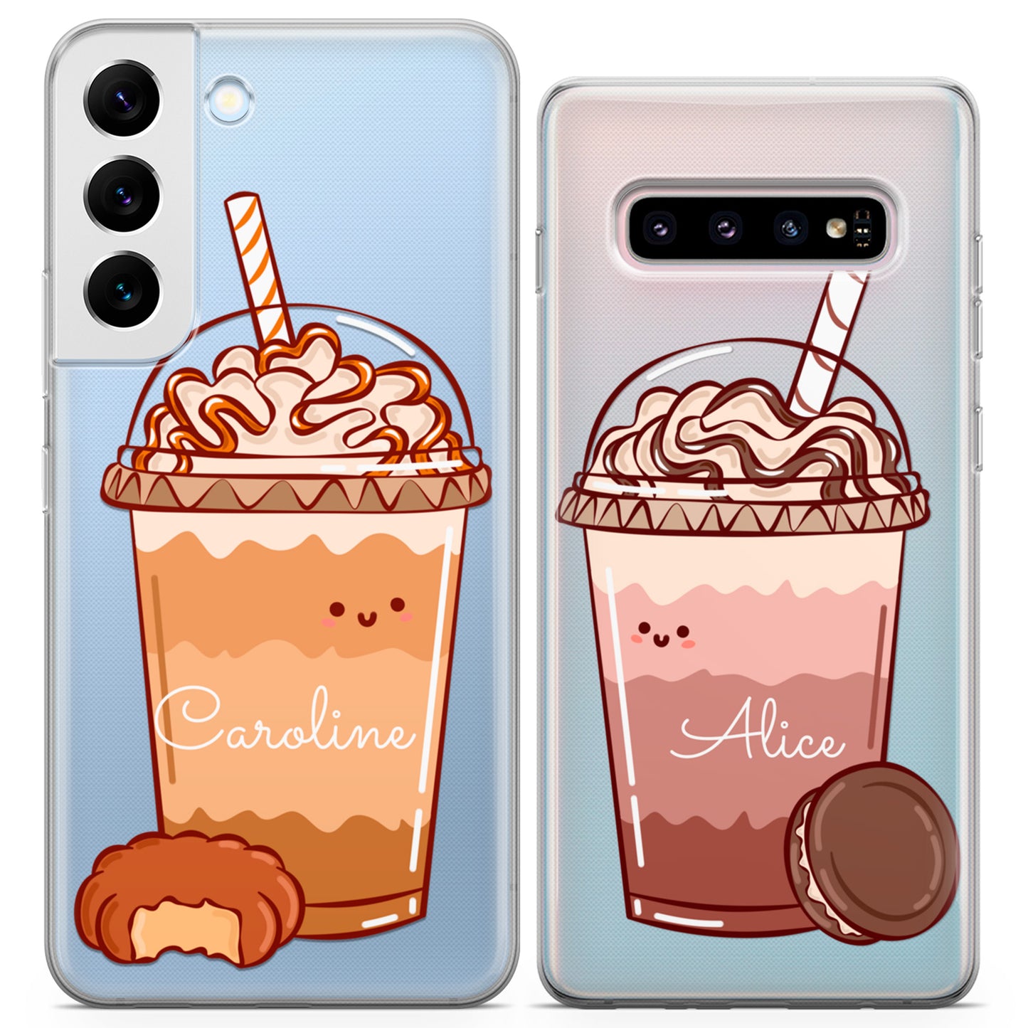 Cavka iPhone Couple Cases Caramel Coffee