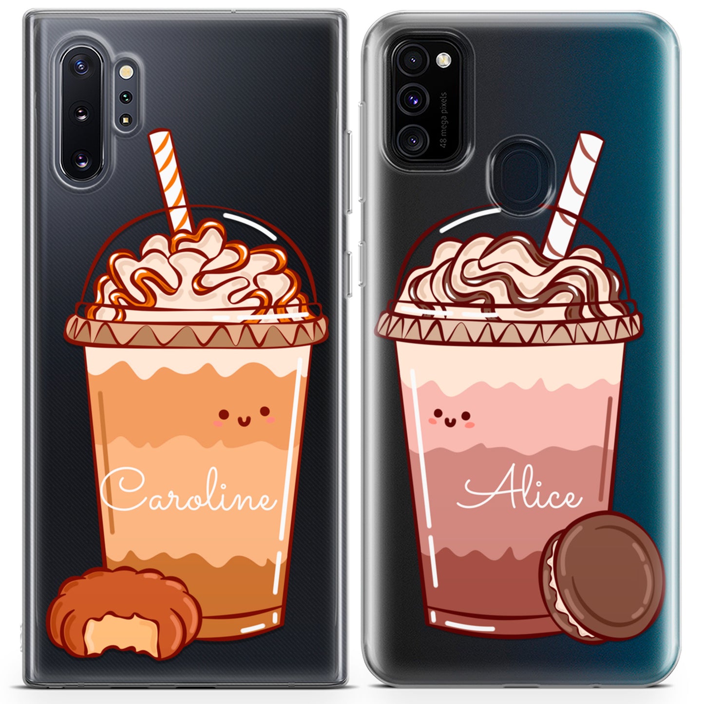 Cavka iPhone Couple Cases Caramel Coffee