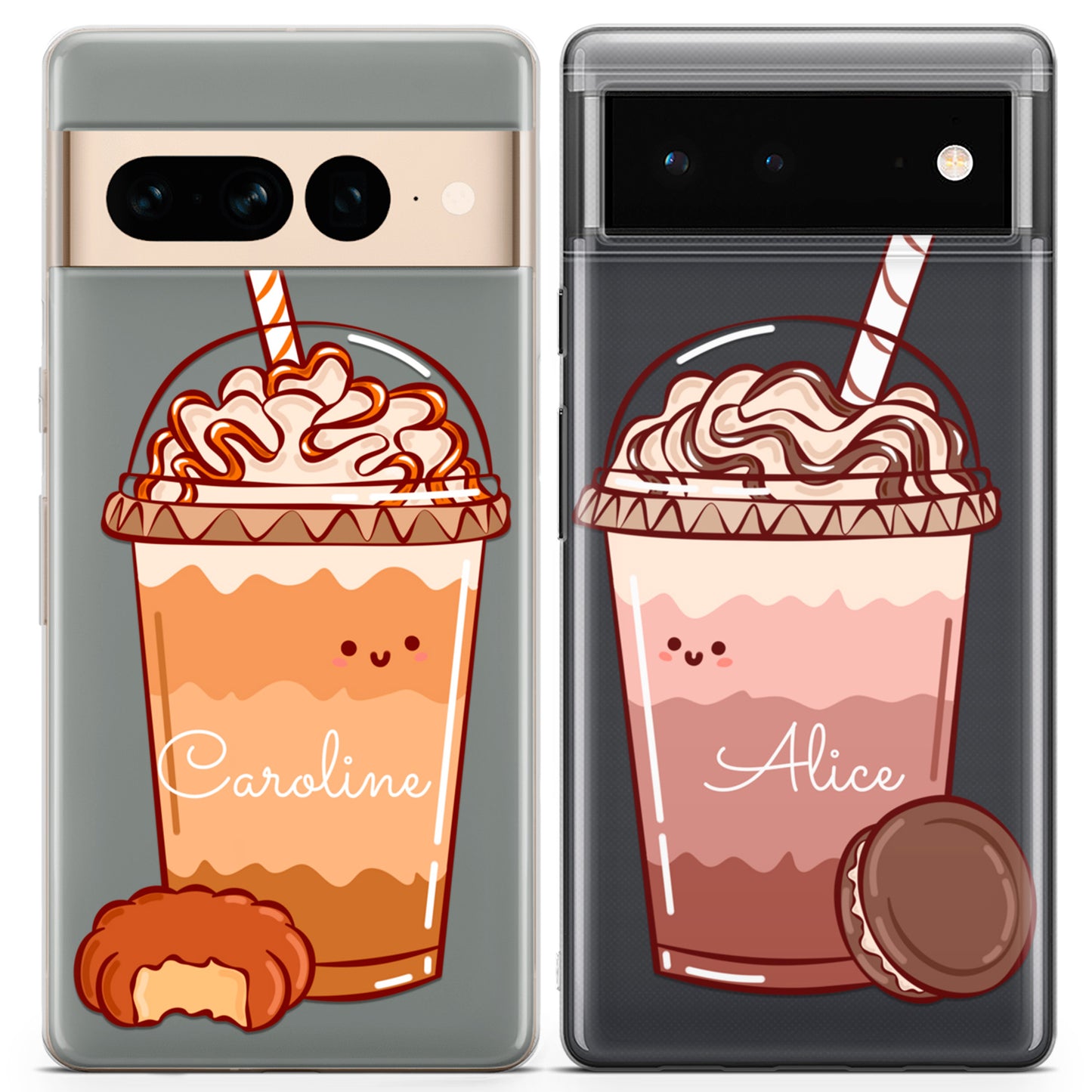 Cavka iPhone Couple Cases Caramel Coffee