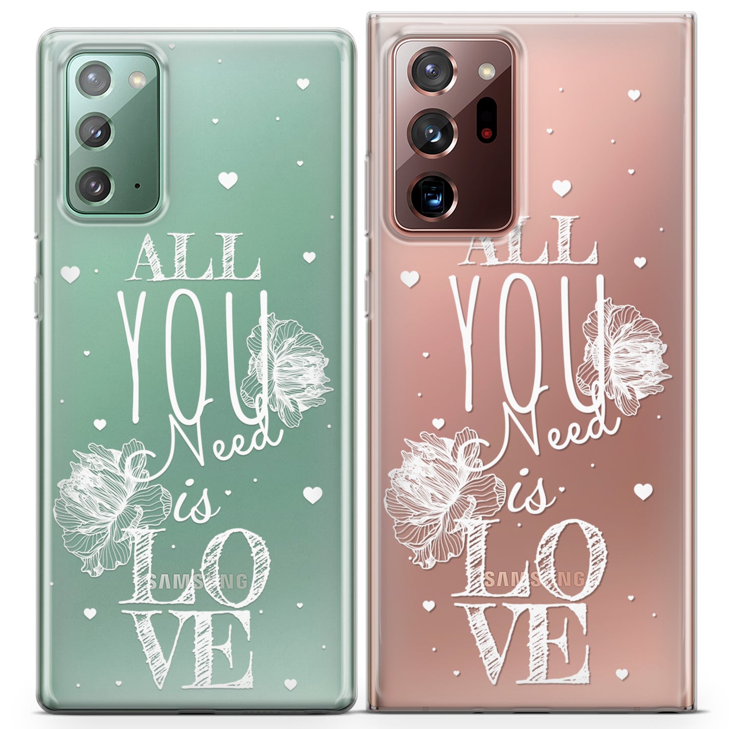 Cavka iPhone Couple Cases All You Need is Love Sketch