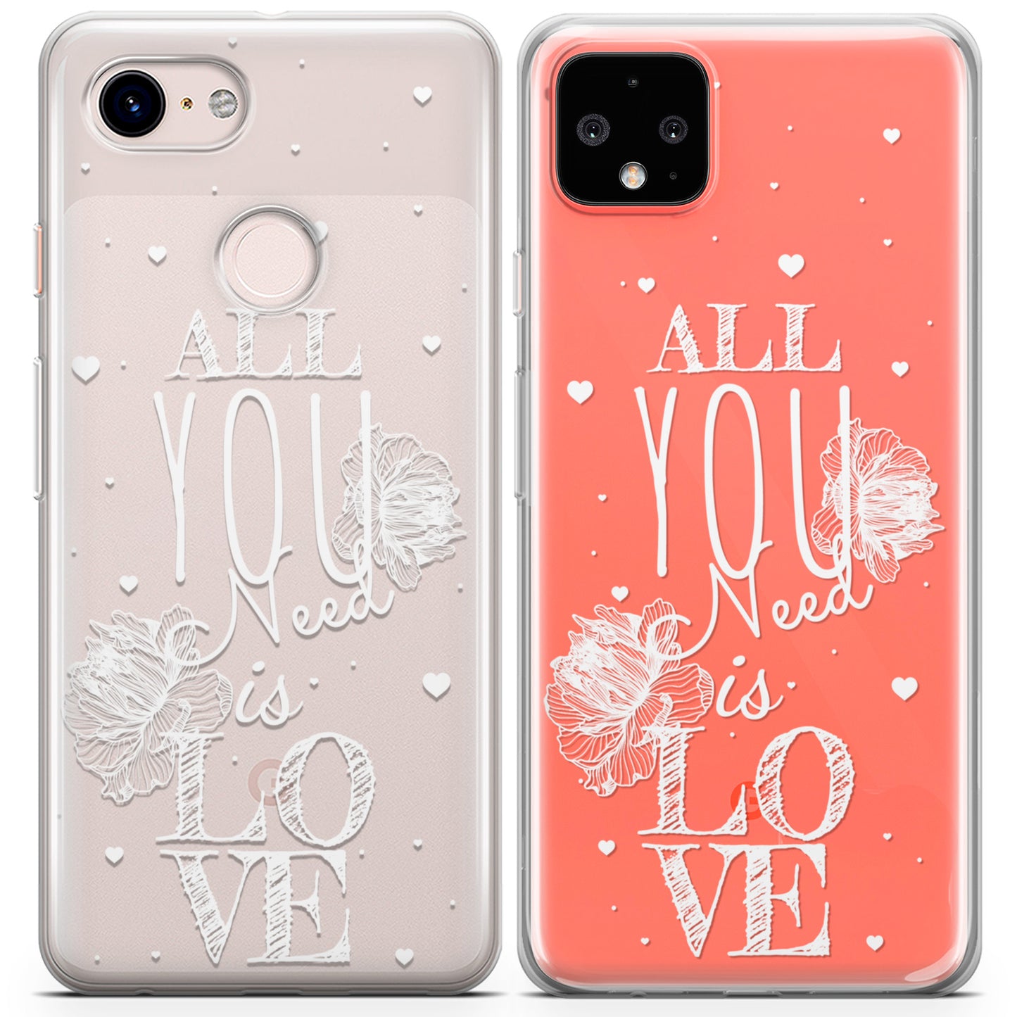 Cavka iPhone Couple Cases All You Need is Love Sketch