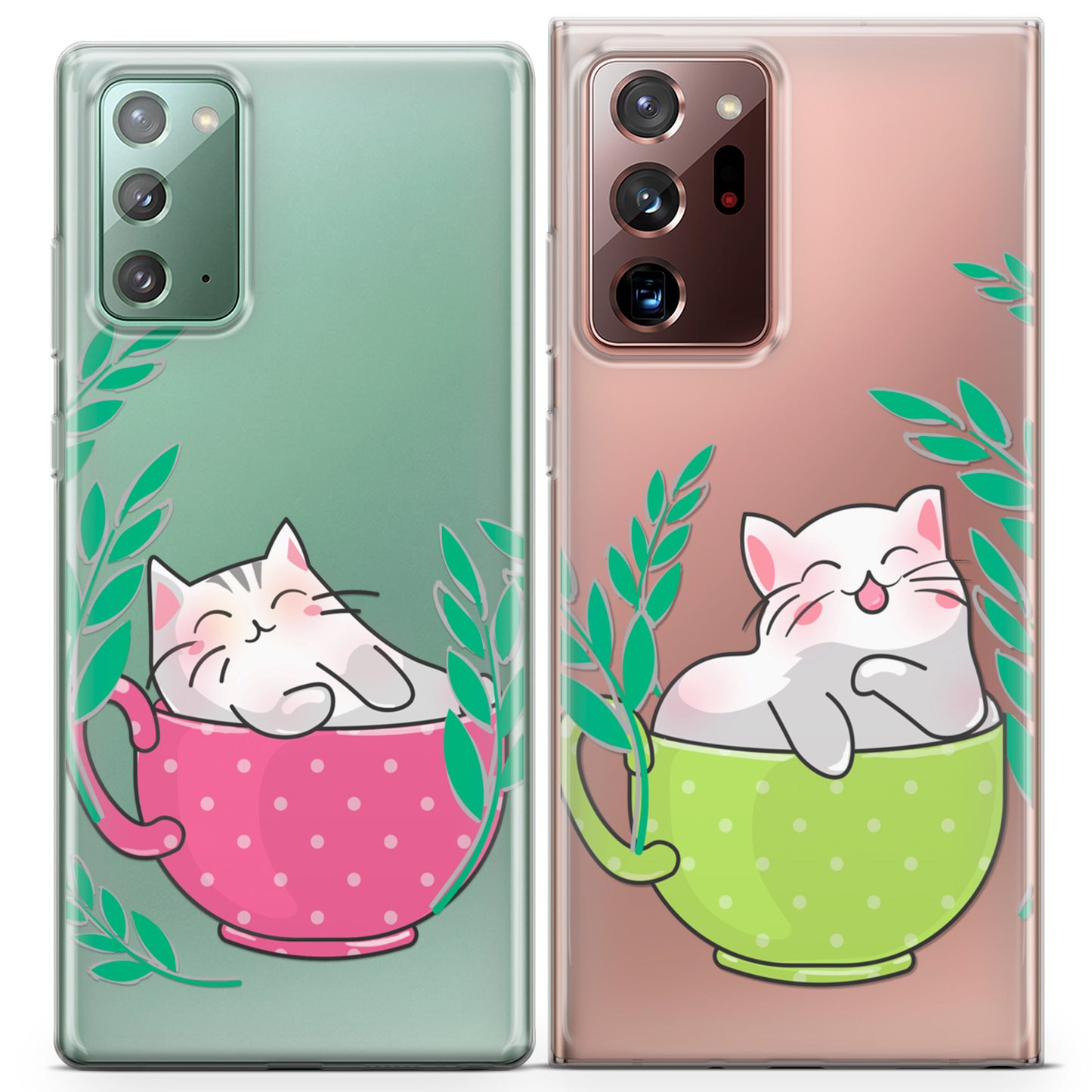 Cavka iPhone Couple Cases Cute Cats