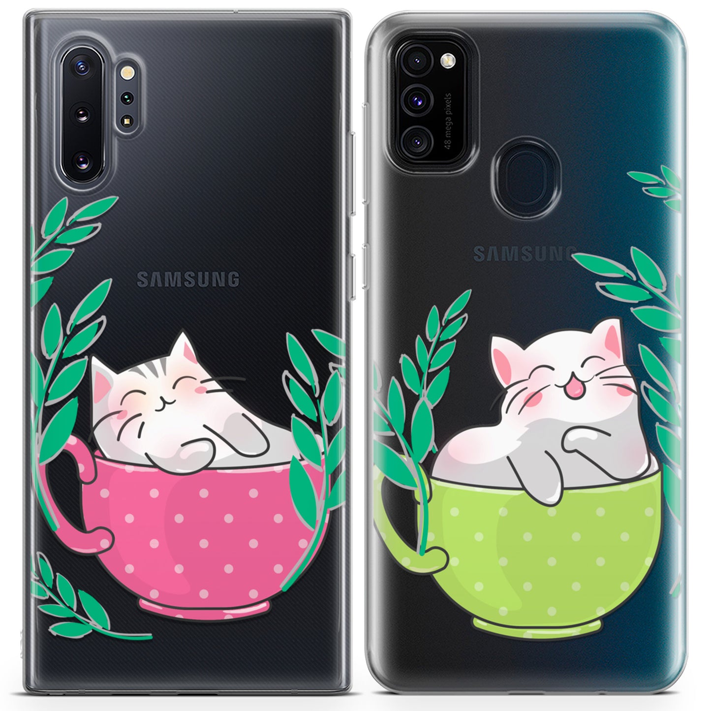 Cavka iPhone Couple Cases Cute Cats