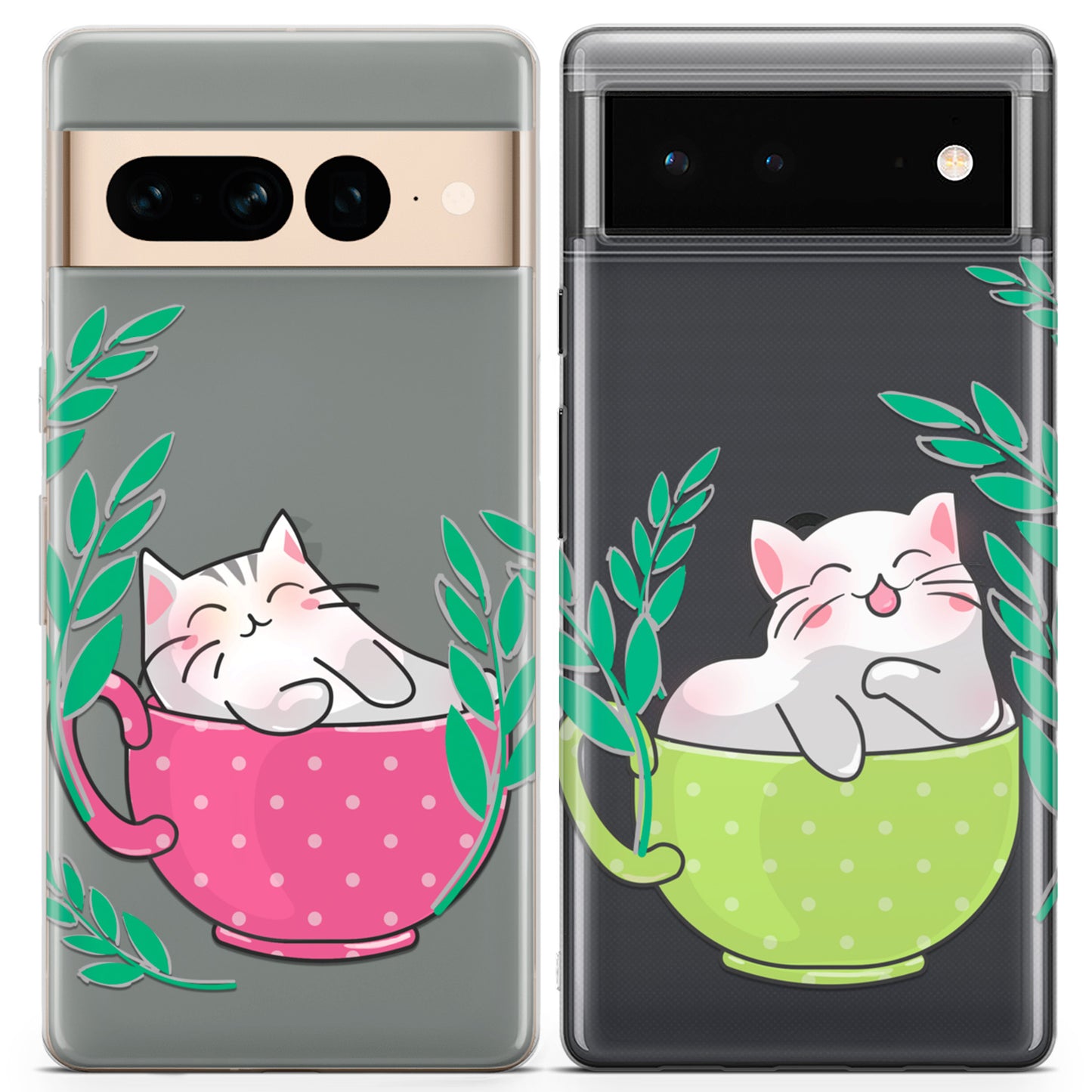 Cavka iPhone Couple Cases Cute Cats