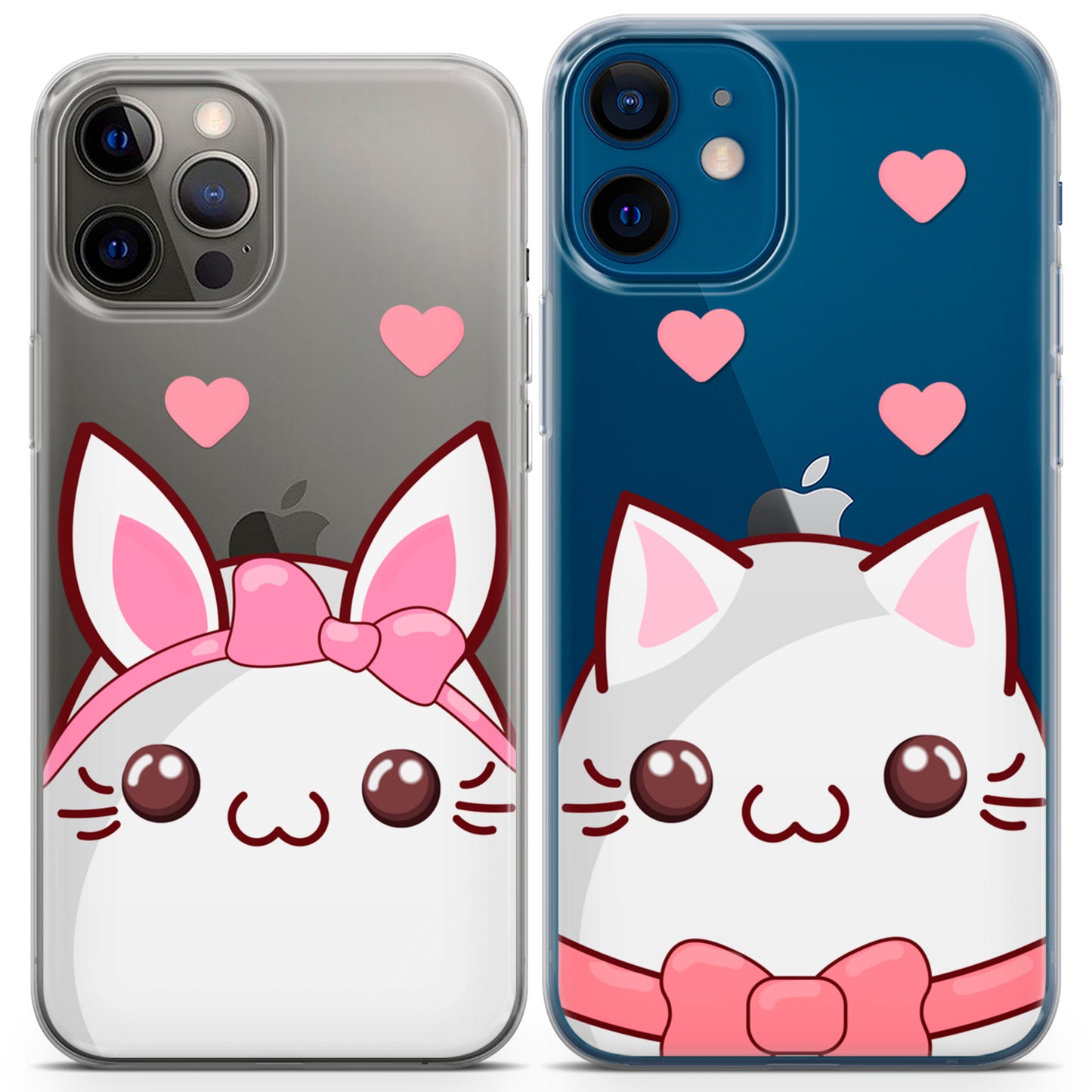 Cavka iPhone Couple Cases Kitty and Bunny