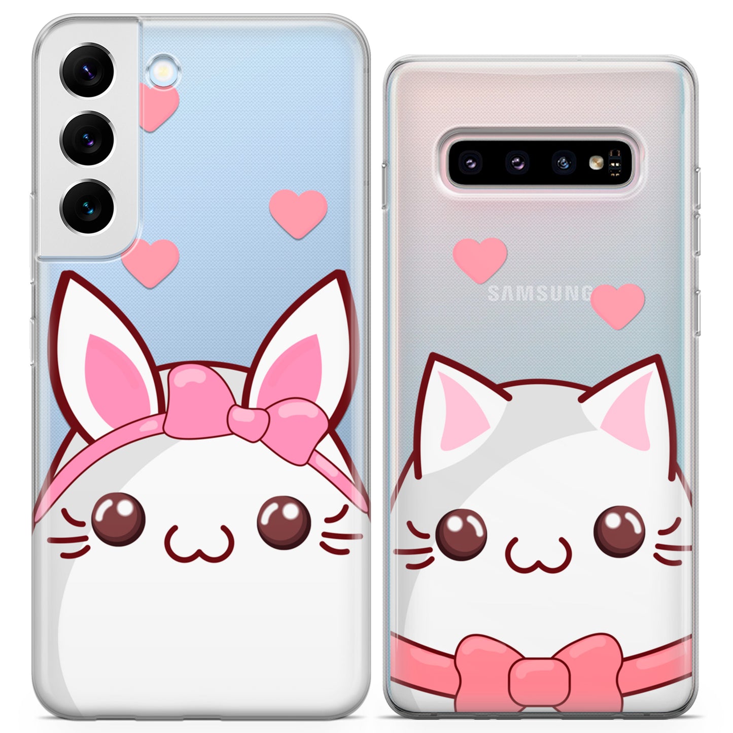 Cavka iPhone Couple Cases Kitty and Bunny