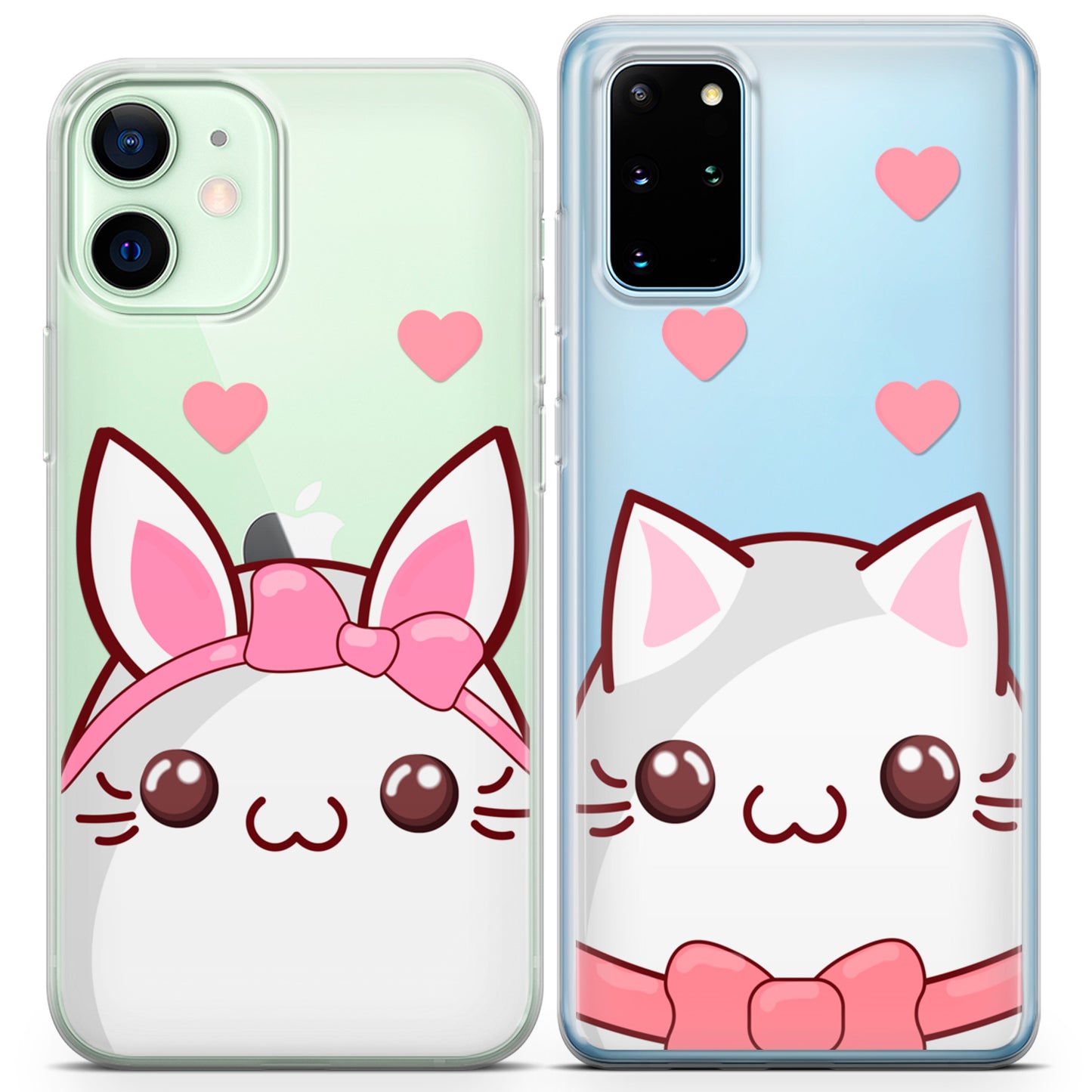 Cavka iPhone Couple Cases Kitty and Bunny