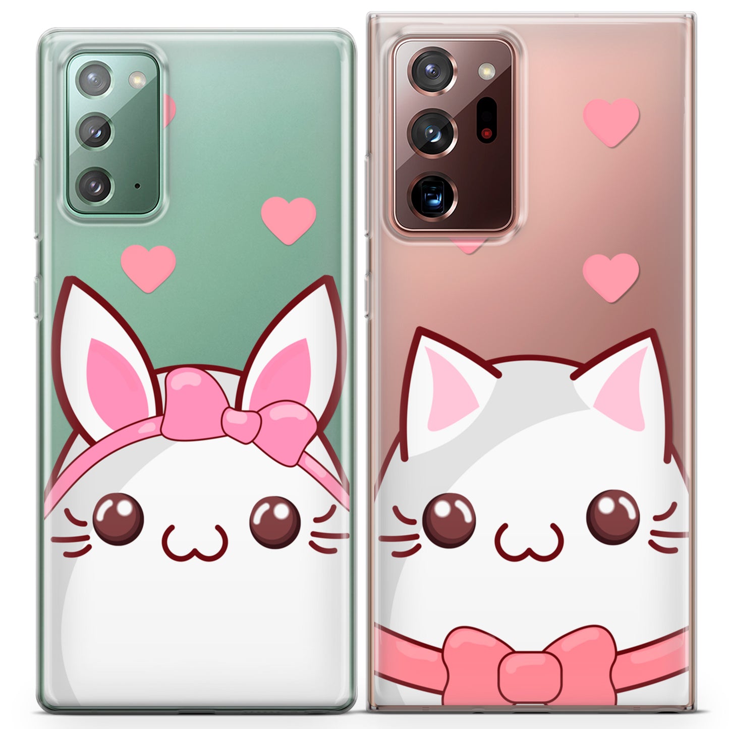 Cavka iPhone Couple Cases Kitty and Bunny