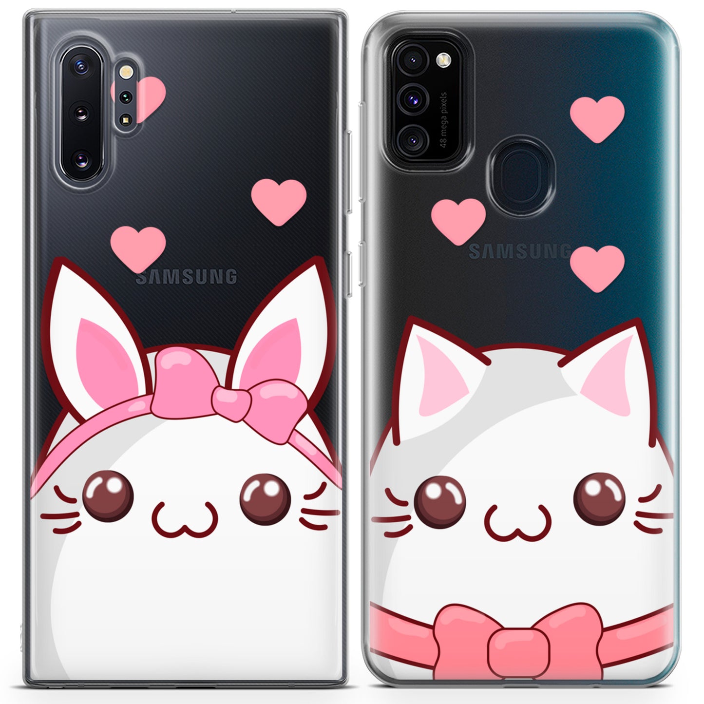 Cavka iPhone Couple Cases Kitty and Bunny