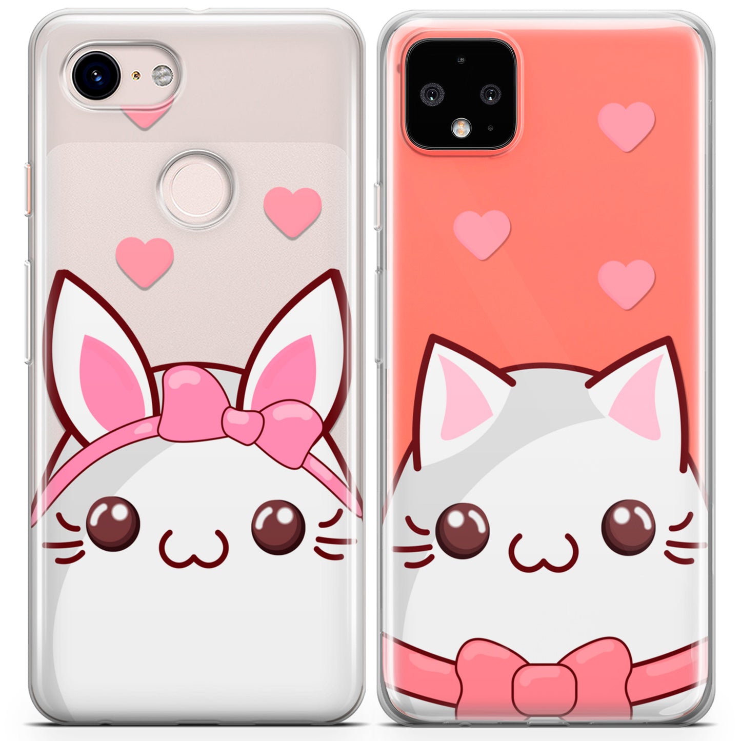 Cavka iPhone Couple Cases Kitty and Bunny