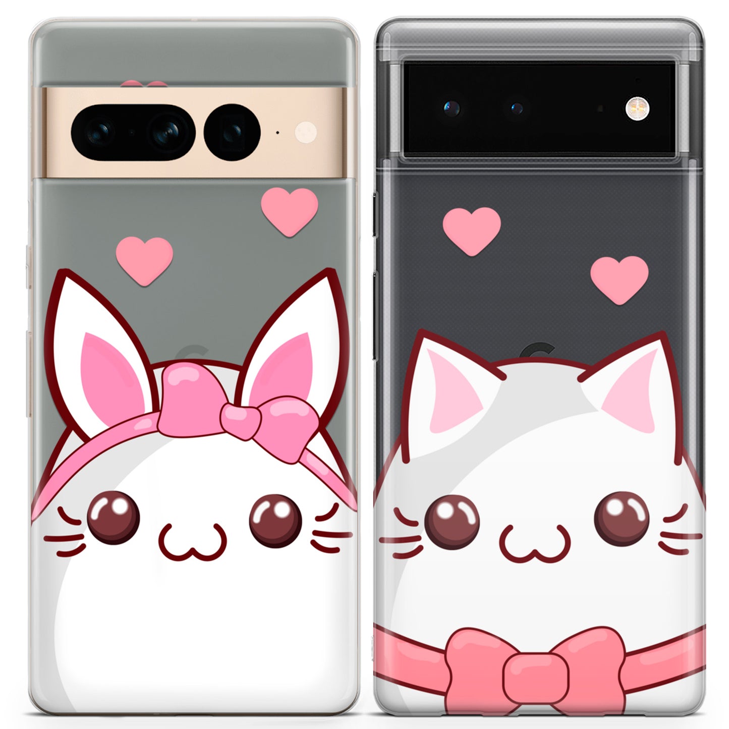 Cavka iPhone Couple Cases Kitty and Bunny