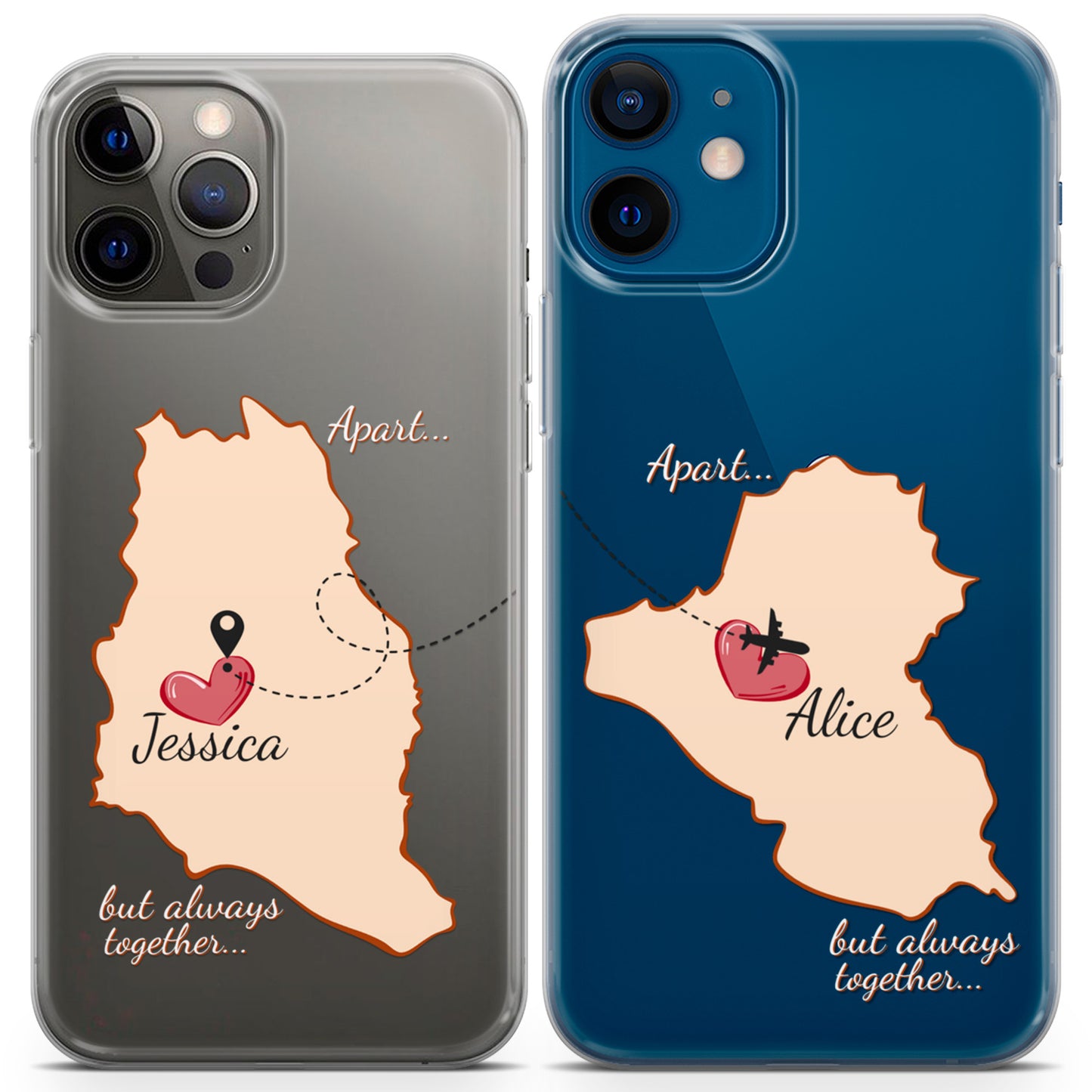 Cavka iPhone Couple Cases Apart but Always Together