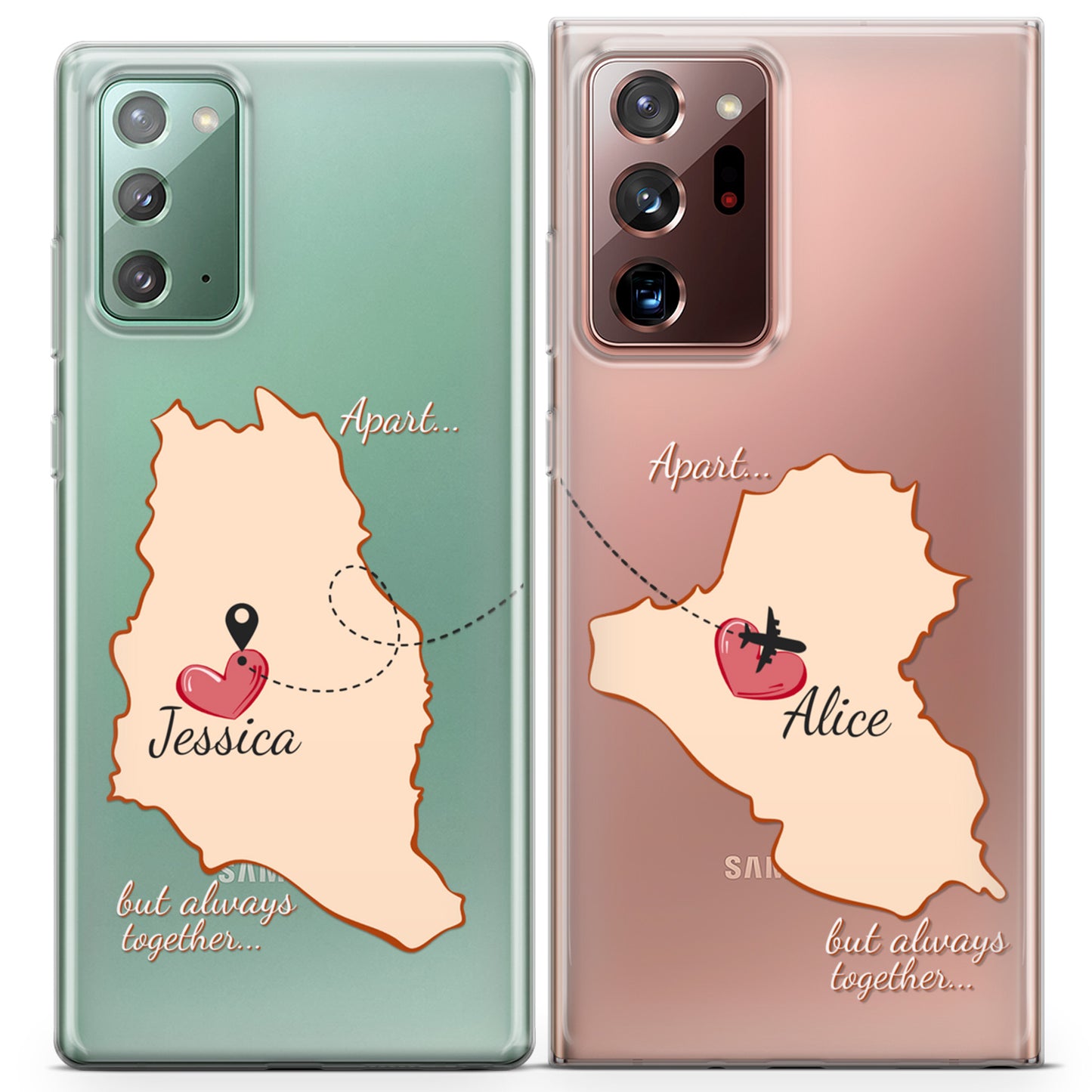 Cavka iPhone Couple Cases Apart but Always Together