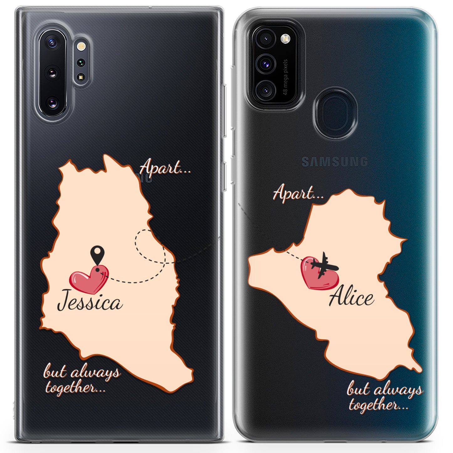 Cavka iPhone Couple Cases Apart but Always Together