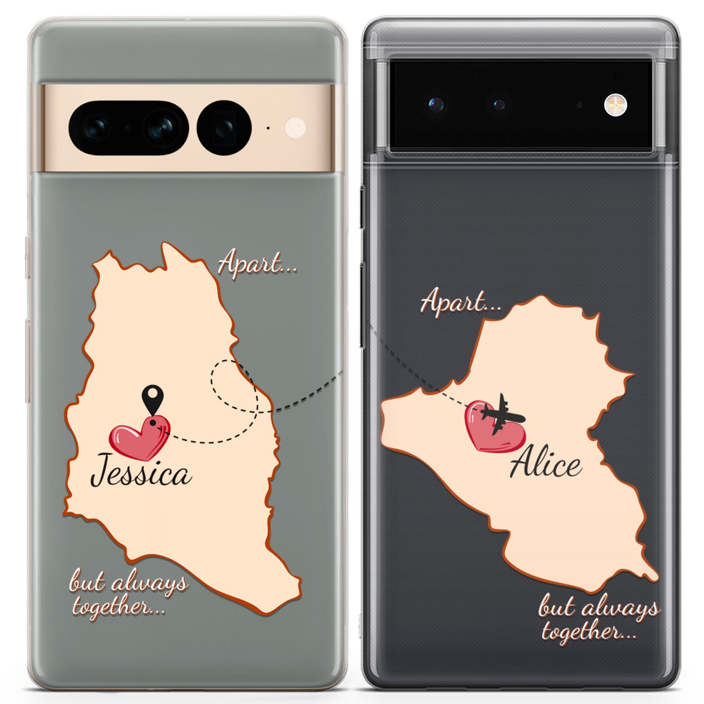 Cavka iPhone Couple Cases Apart but Always Together