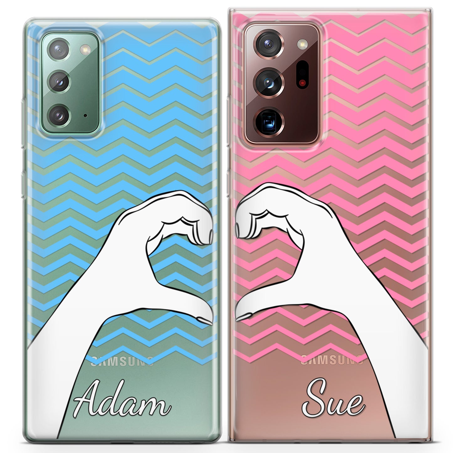 Cavka iPhone Couple Cases Heart Halves Hands