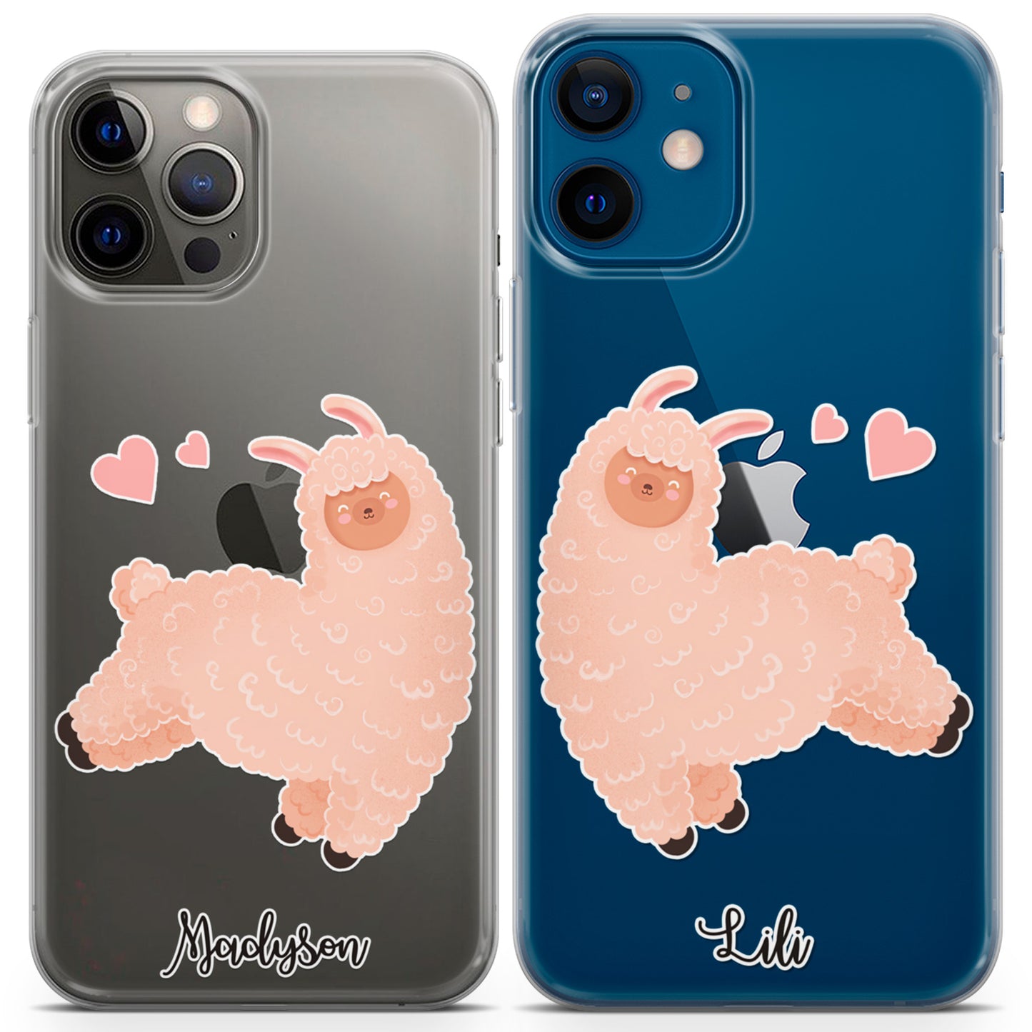 Cavka iPhone Couple Cases Jumping Llamas