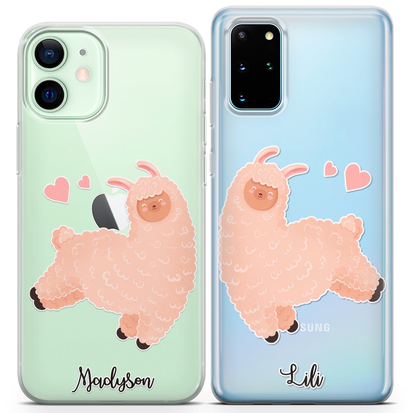 Cavka iPhone Couple Cases Jumping Llamas