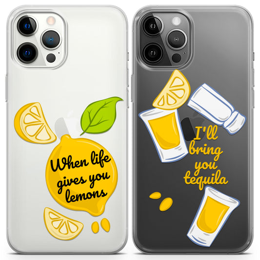 Cavka iPhone Couple Cases Lemons Quote