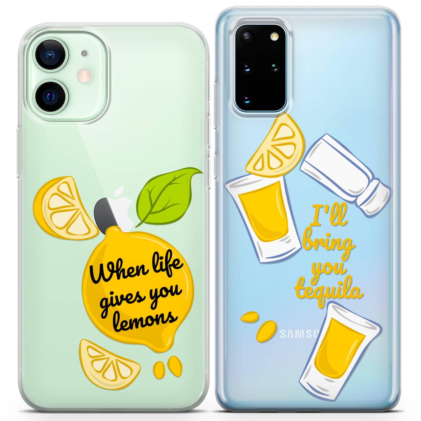 Cavka iPhone Couple Cases Lemons Quote