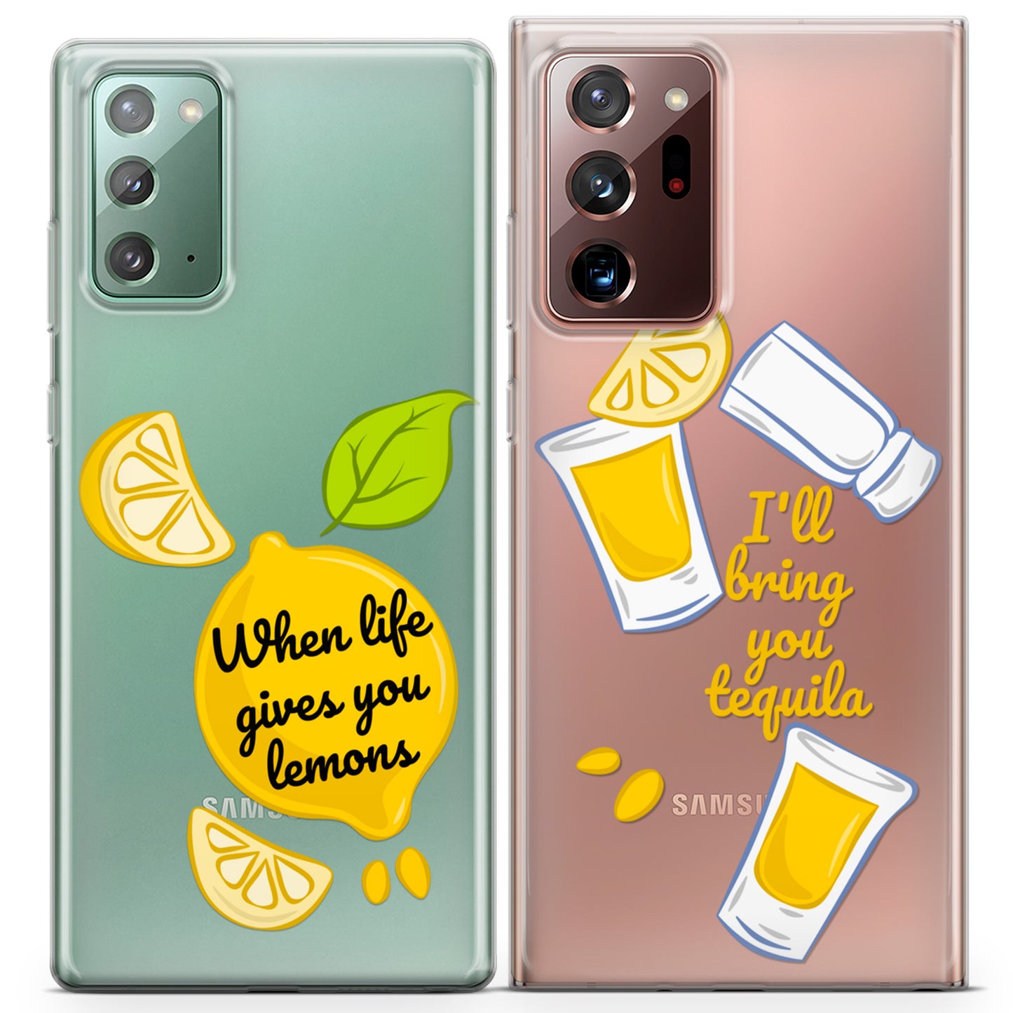 Cavka iPhone Couple Cases Lemons Quote