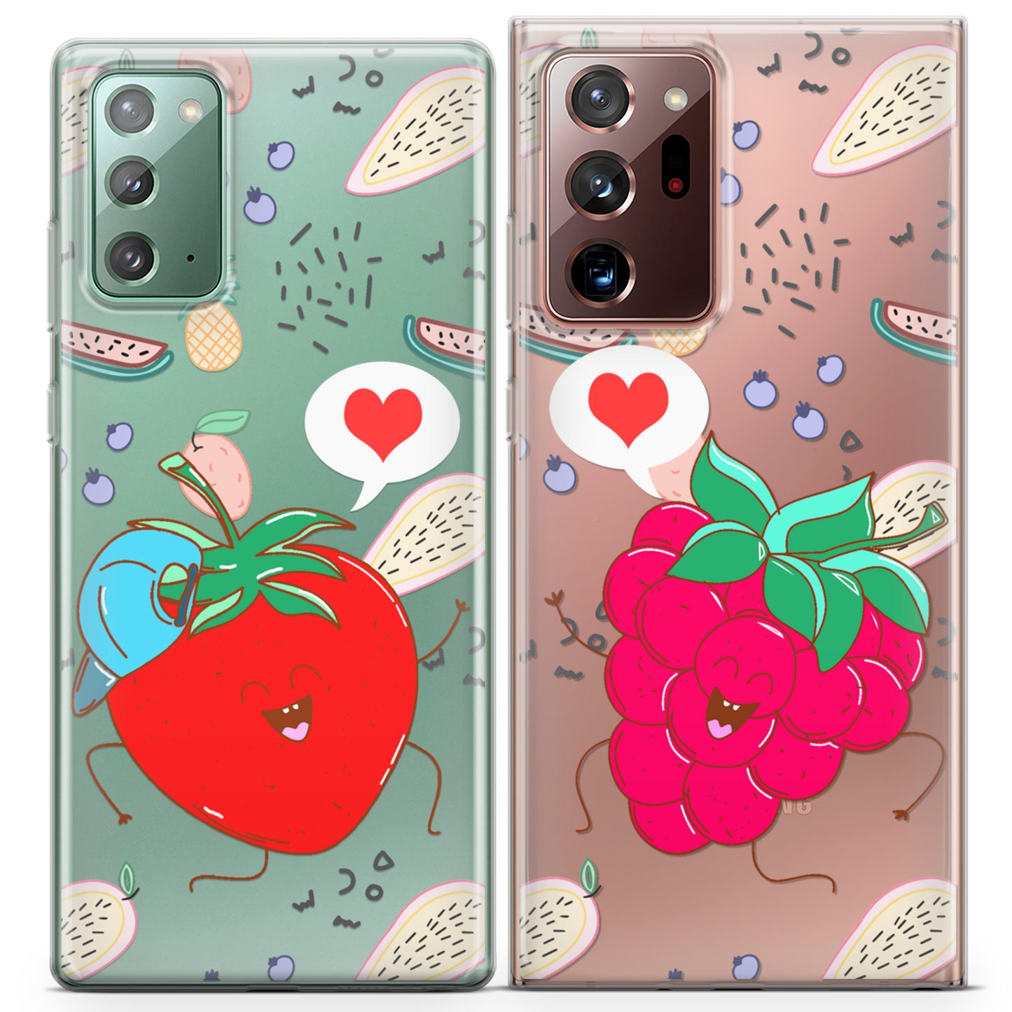 Cavka iPhone Couple Cases Sweet Berries