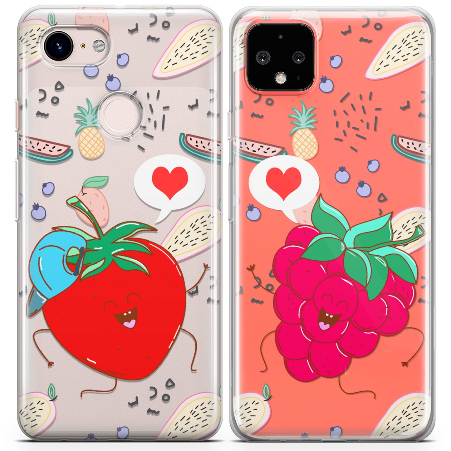 Cavka iPhone Couple Cases Sweet Berries