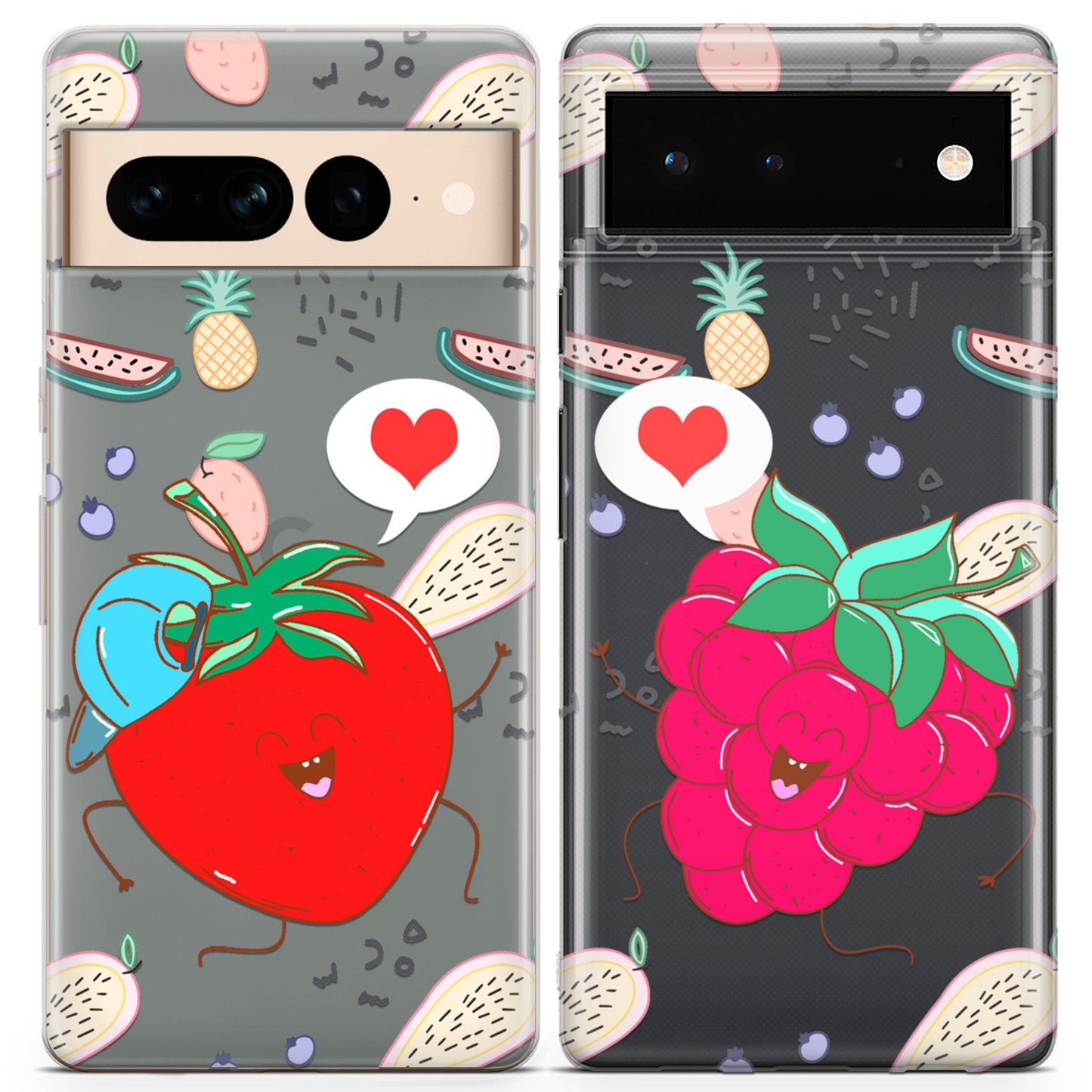 Cavka iPhone Couple Cases Sweet Berries