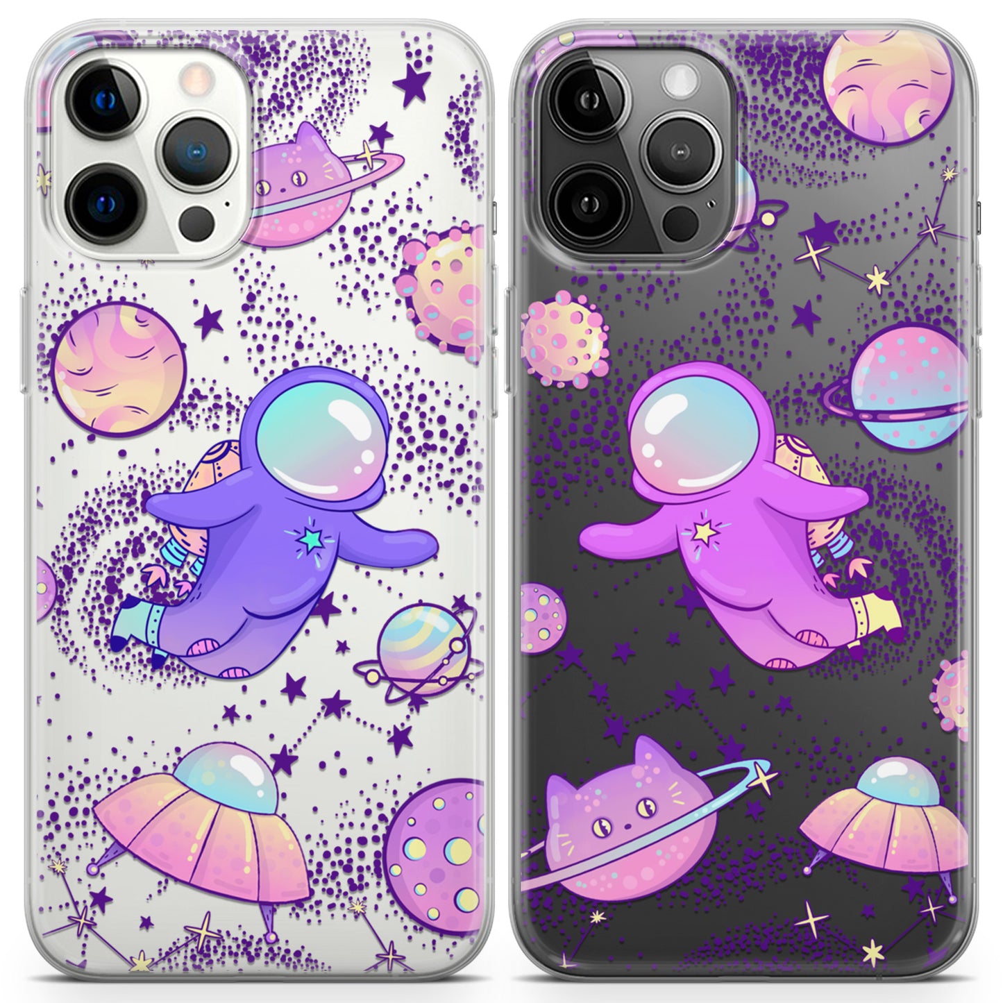 Cavka iPhone Couple Cases Trippy Space