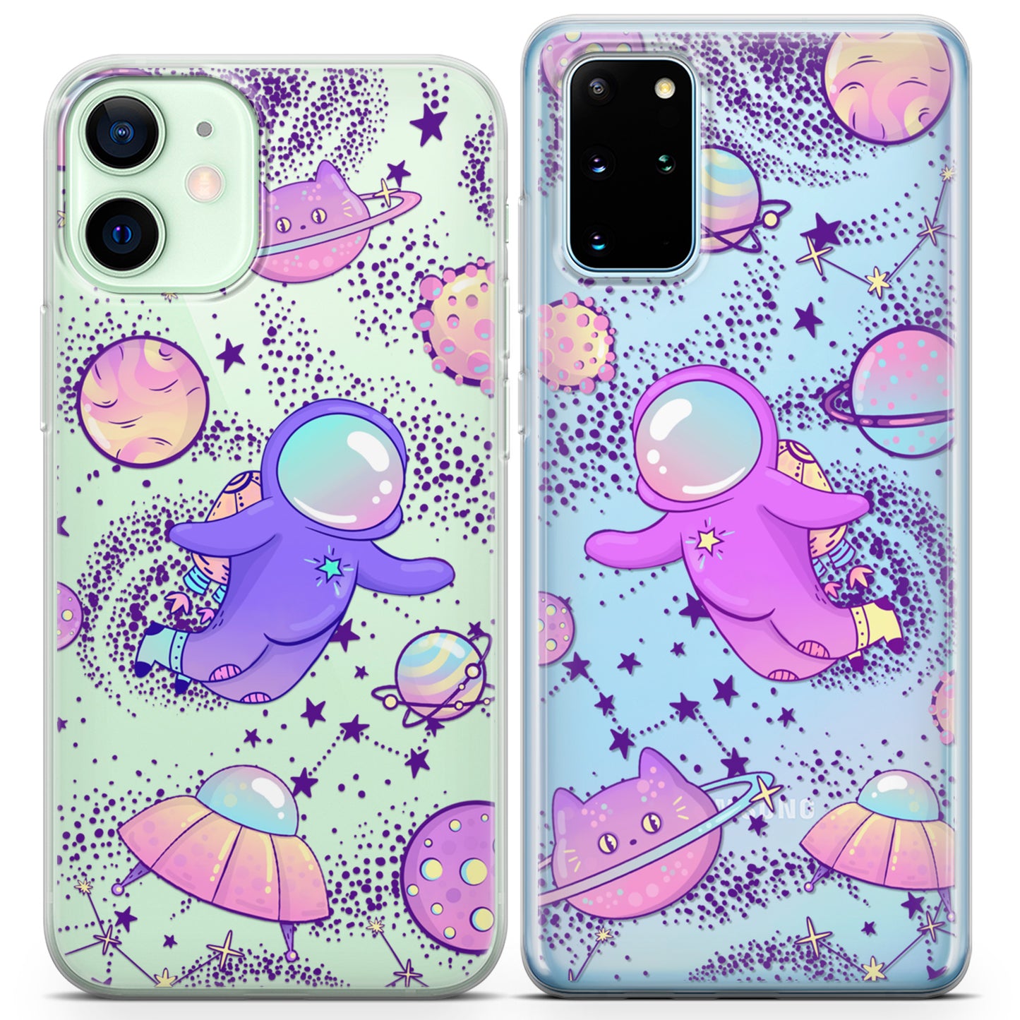 Cavka iPhone Couple Cases Trippy Space