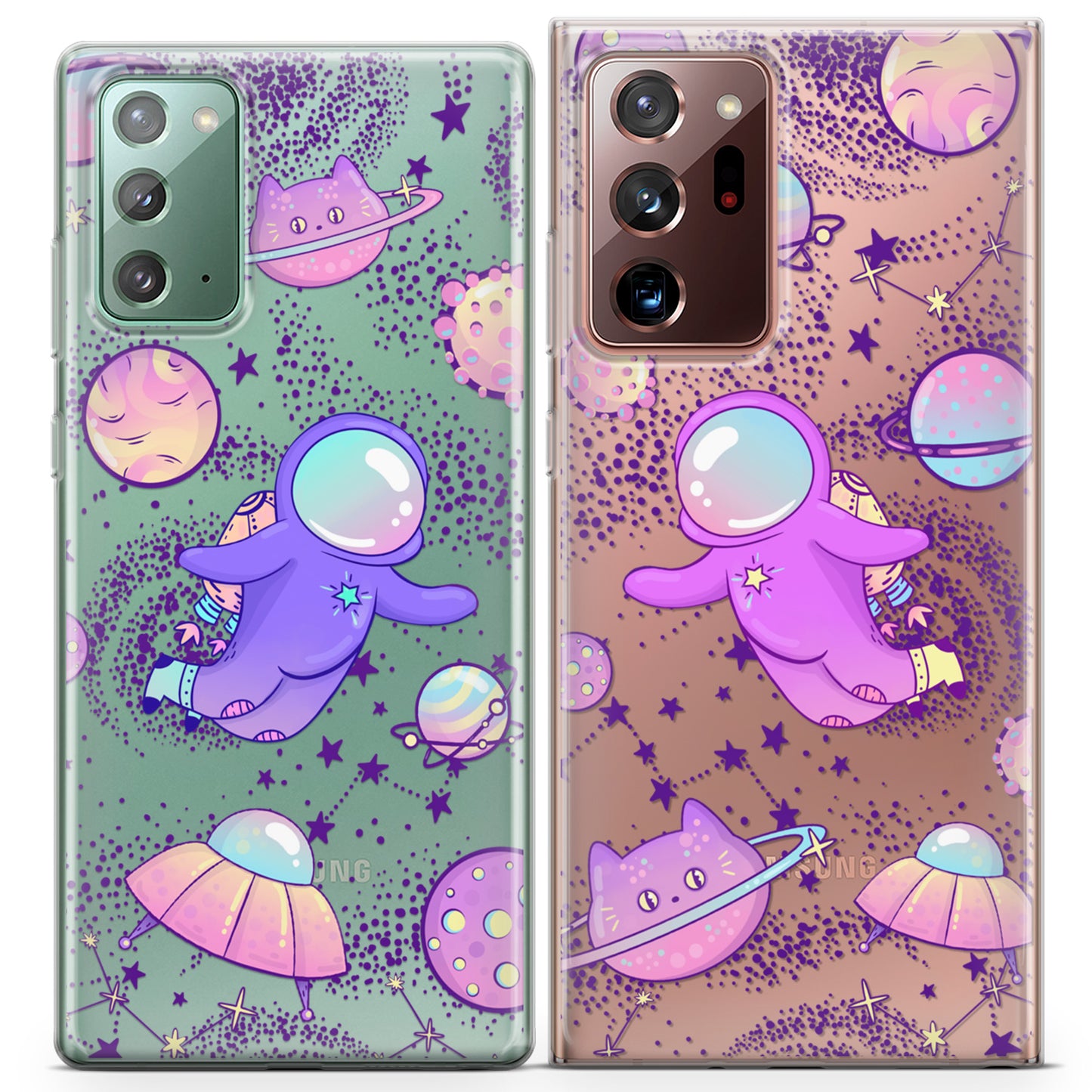 Cavka iPhone Couple Cases Trippy Space