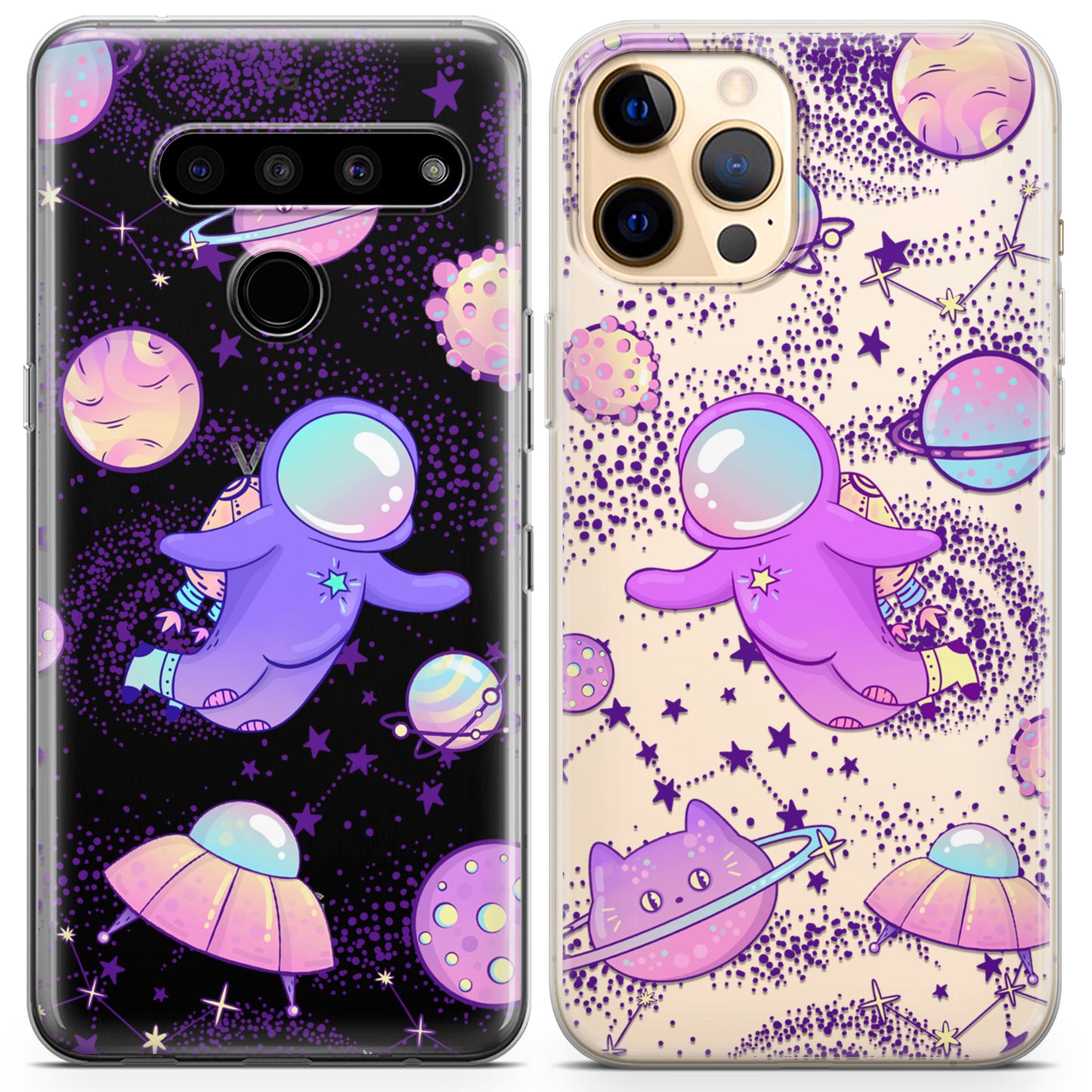 Cavka iPhone Couple Cases Trippy Space