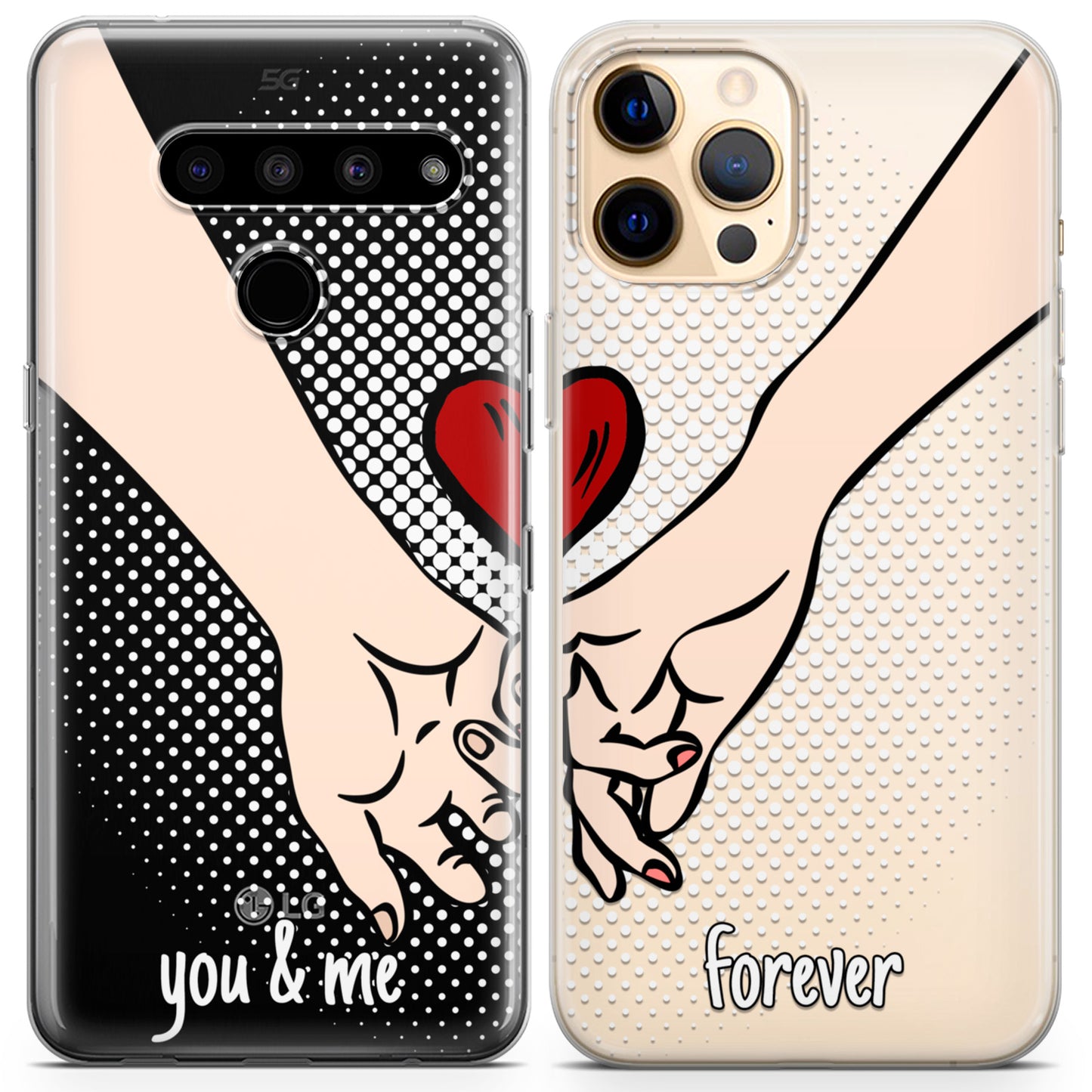 Cavka iPhone Couple Cases You & Me Forever