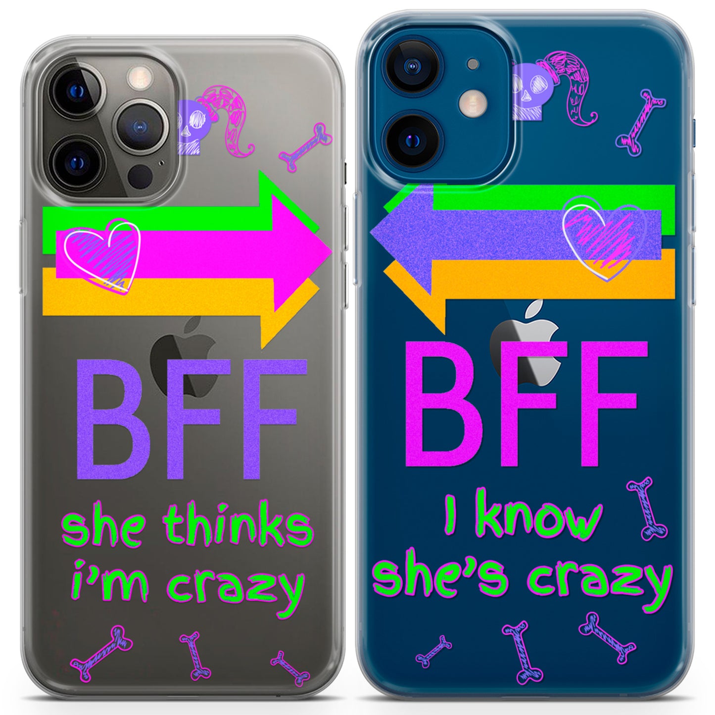 Cavka iPhone Couple Cases Crazy BFFs