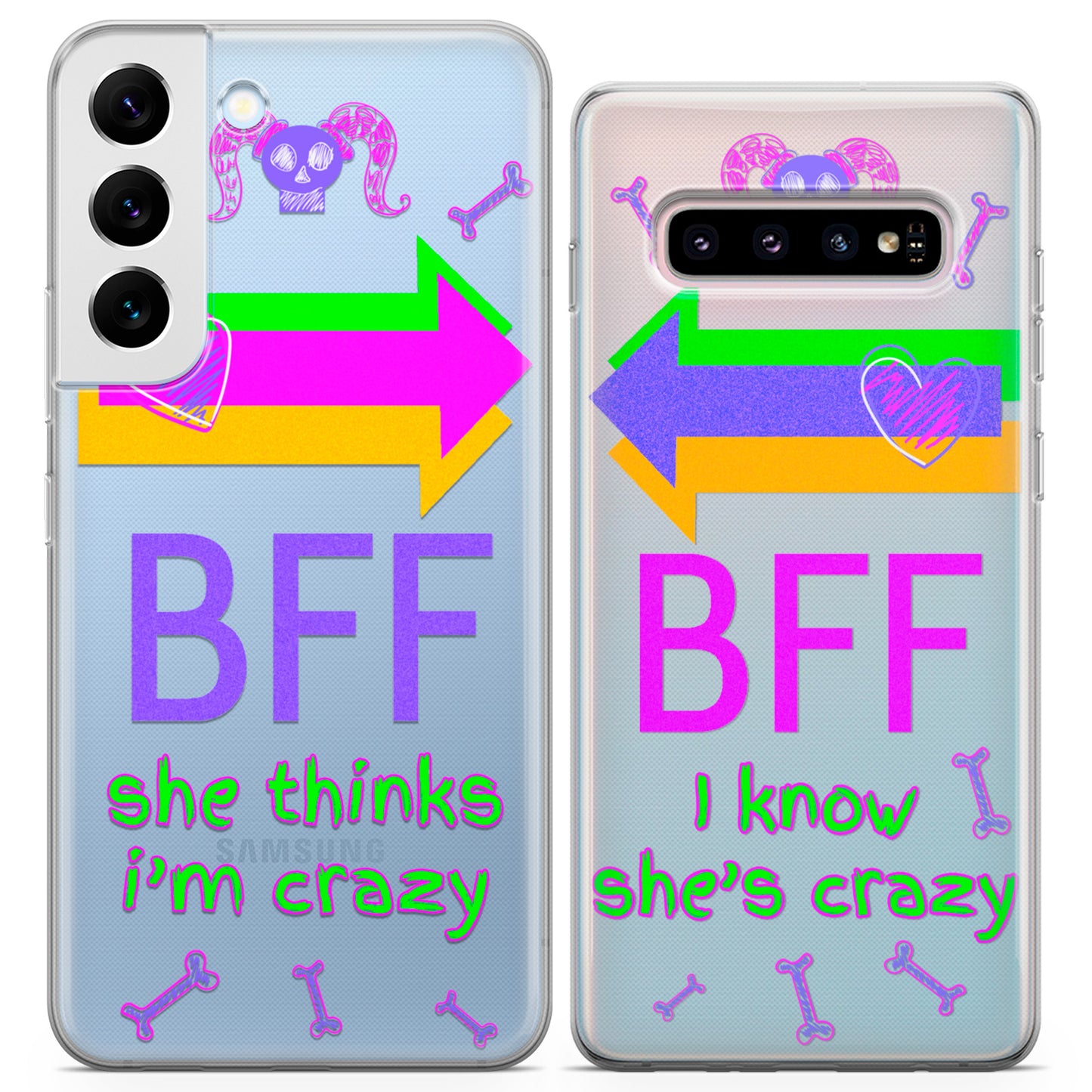 Cavka iPhone Couple Cases Crazy BFFs