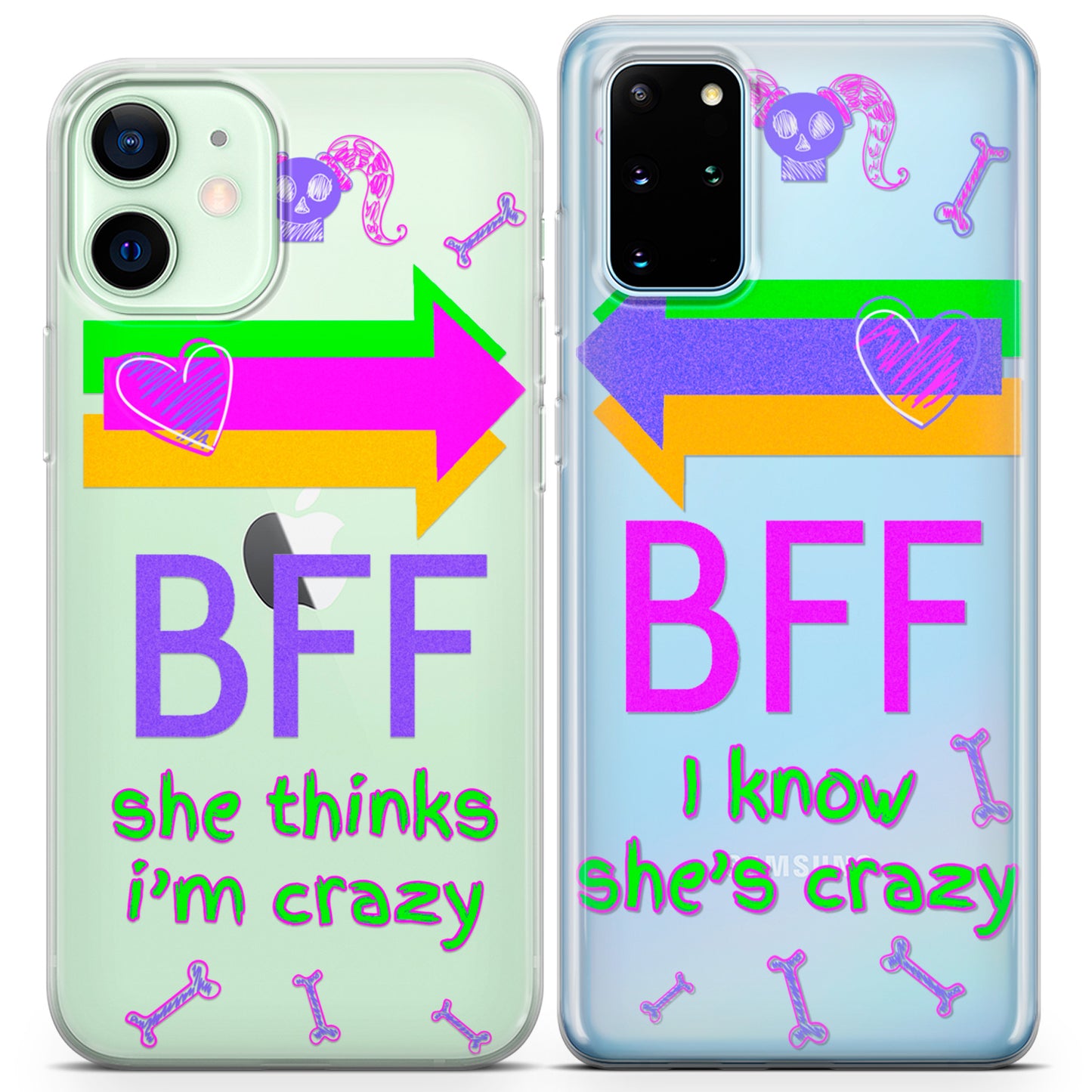 Cavka iPhone Couple Cases Crazy BFFs