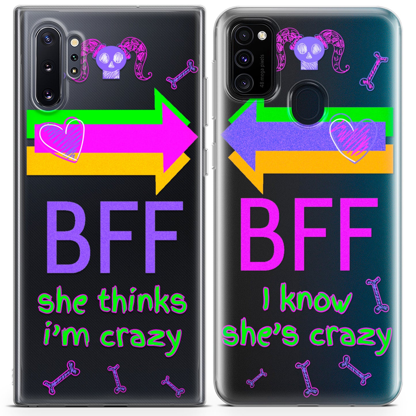 Cavka iPhone Couple Cases Crazy BFFs