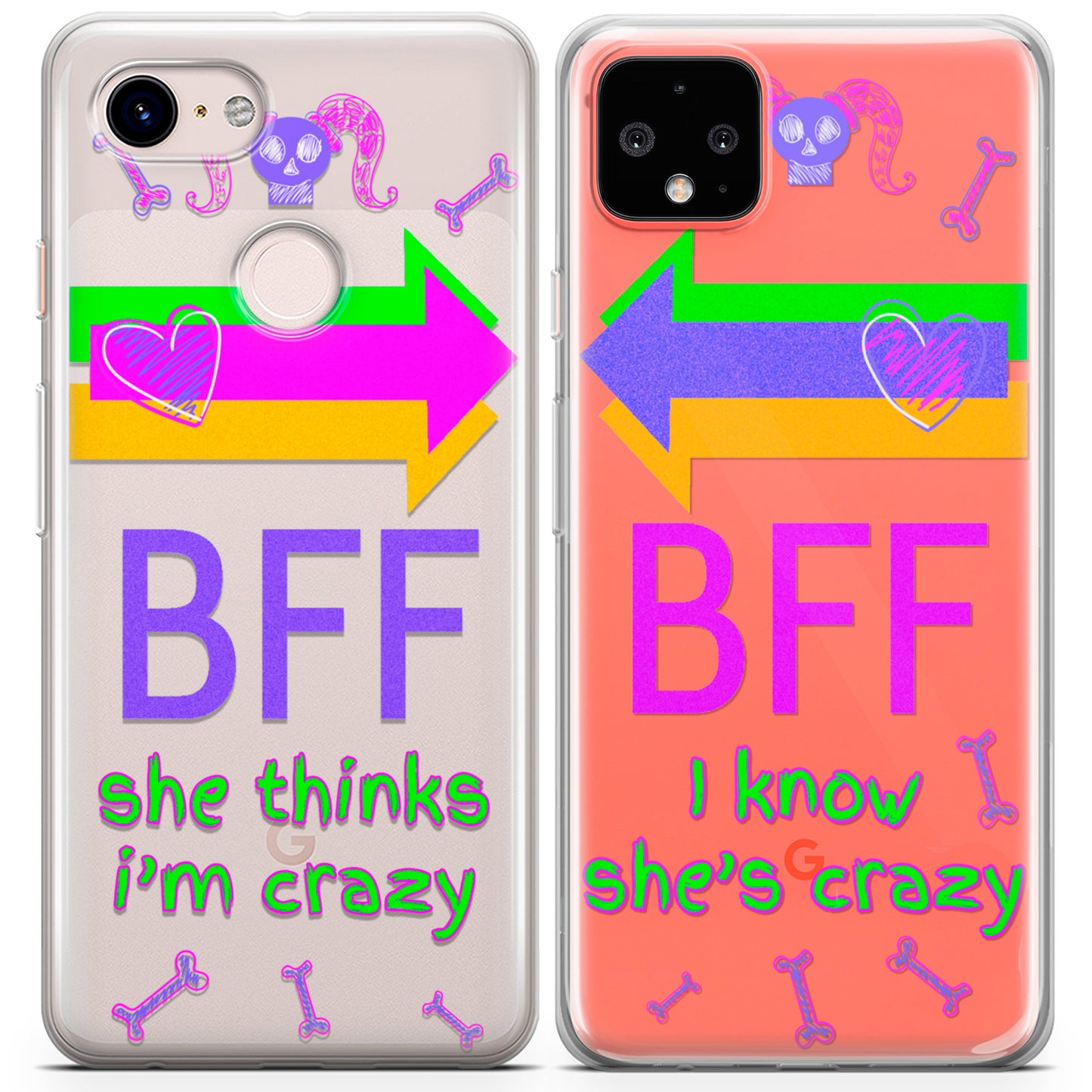 Cavka iPhone Couple Cases Crazy BFFs