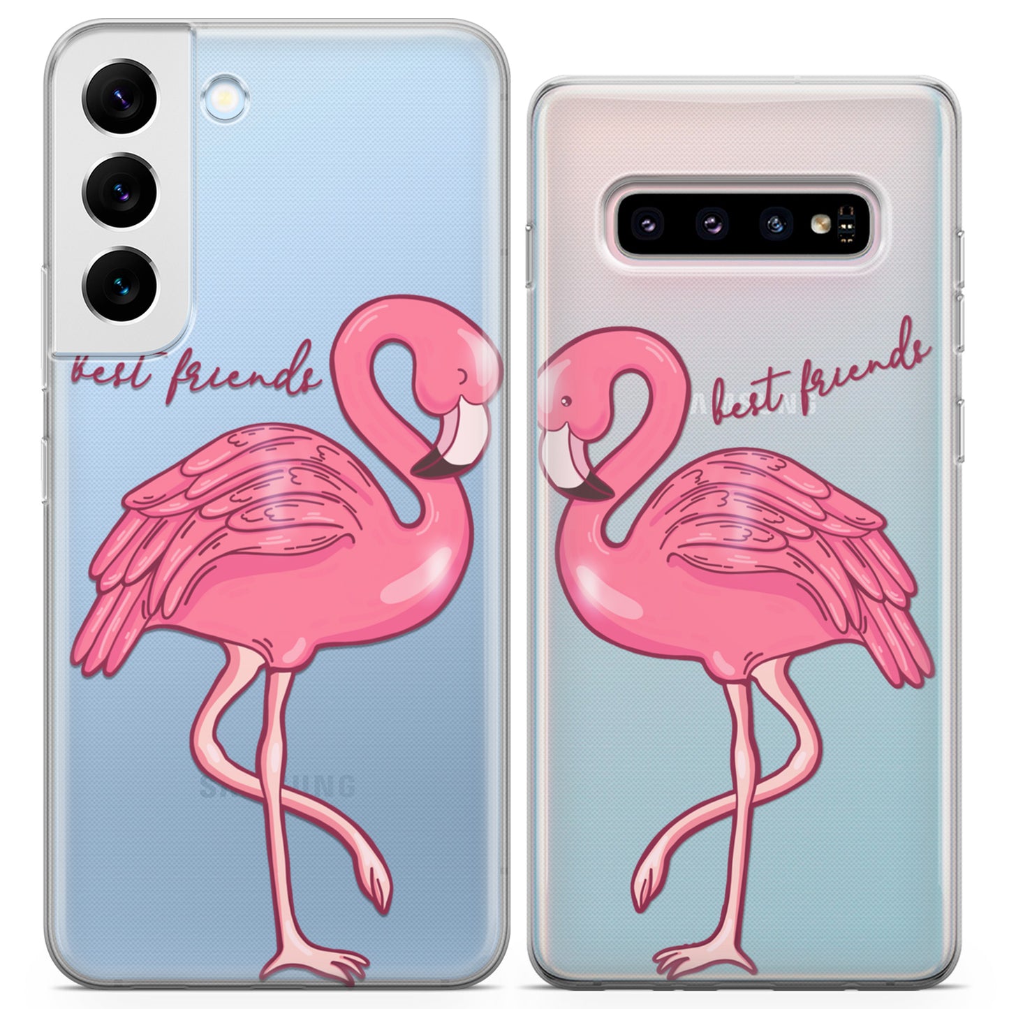 Cavka iPhone Couple Cases Flamingo Birds