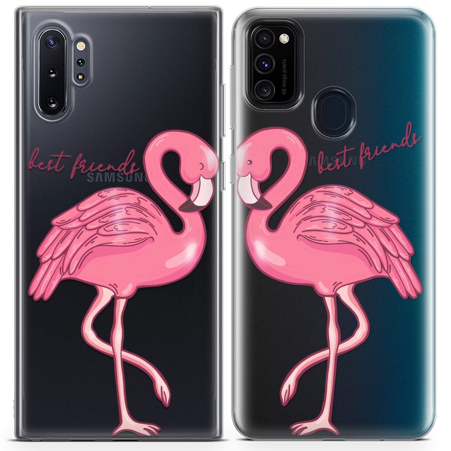 Cavka iPhone Couple Cases Flamingo Birds