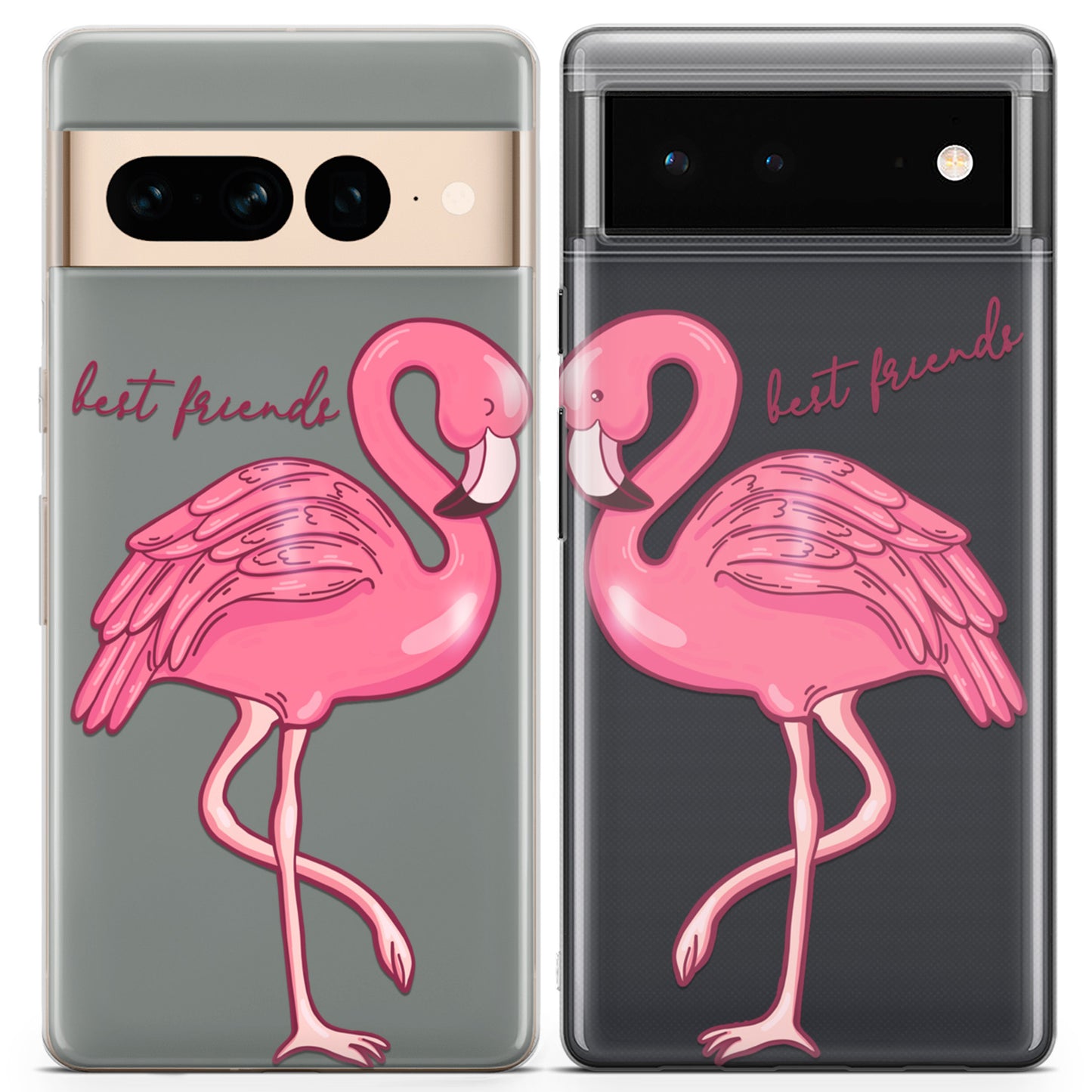 Cavka iPhone Couple Cases Flamingo Birds