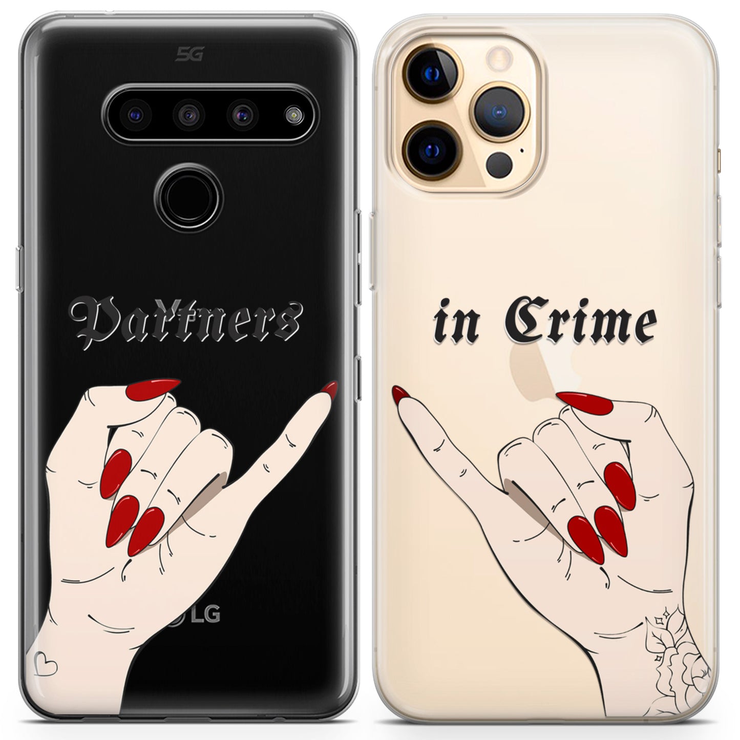 Cavka iPhone Couple Cases Cute Criminals