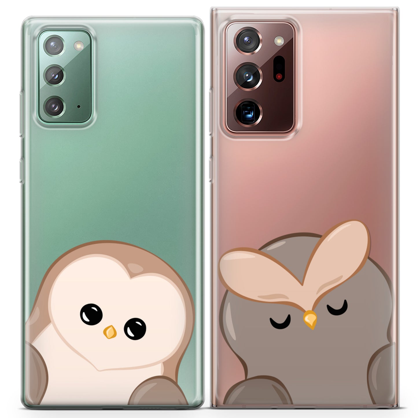 Cavka iPhone Couple Cases Forest Owls